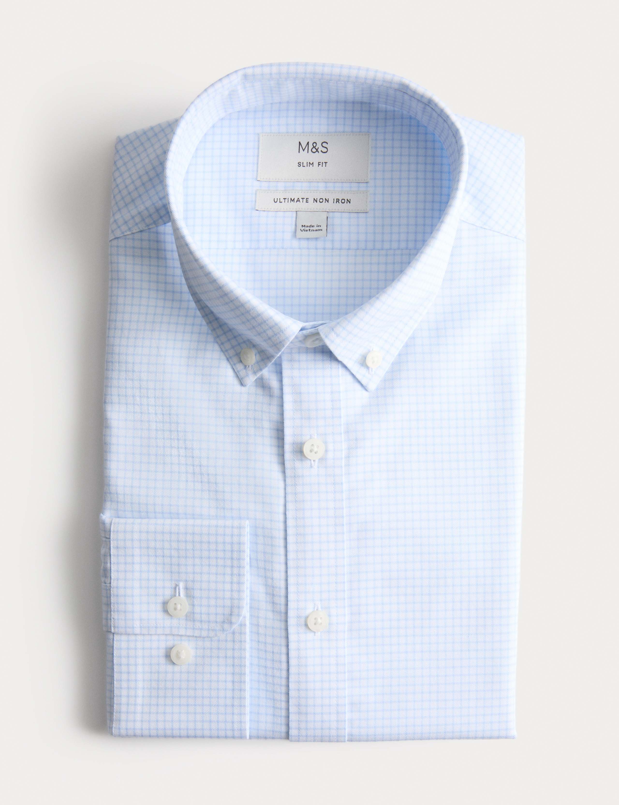 Slim Fit Ultimate Non Iron Check Shirt