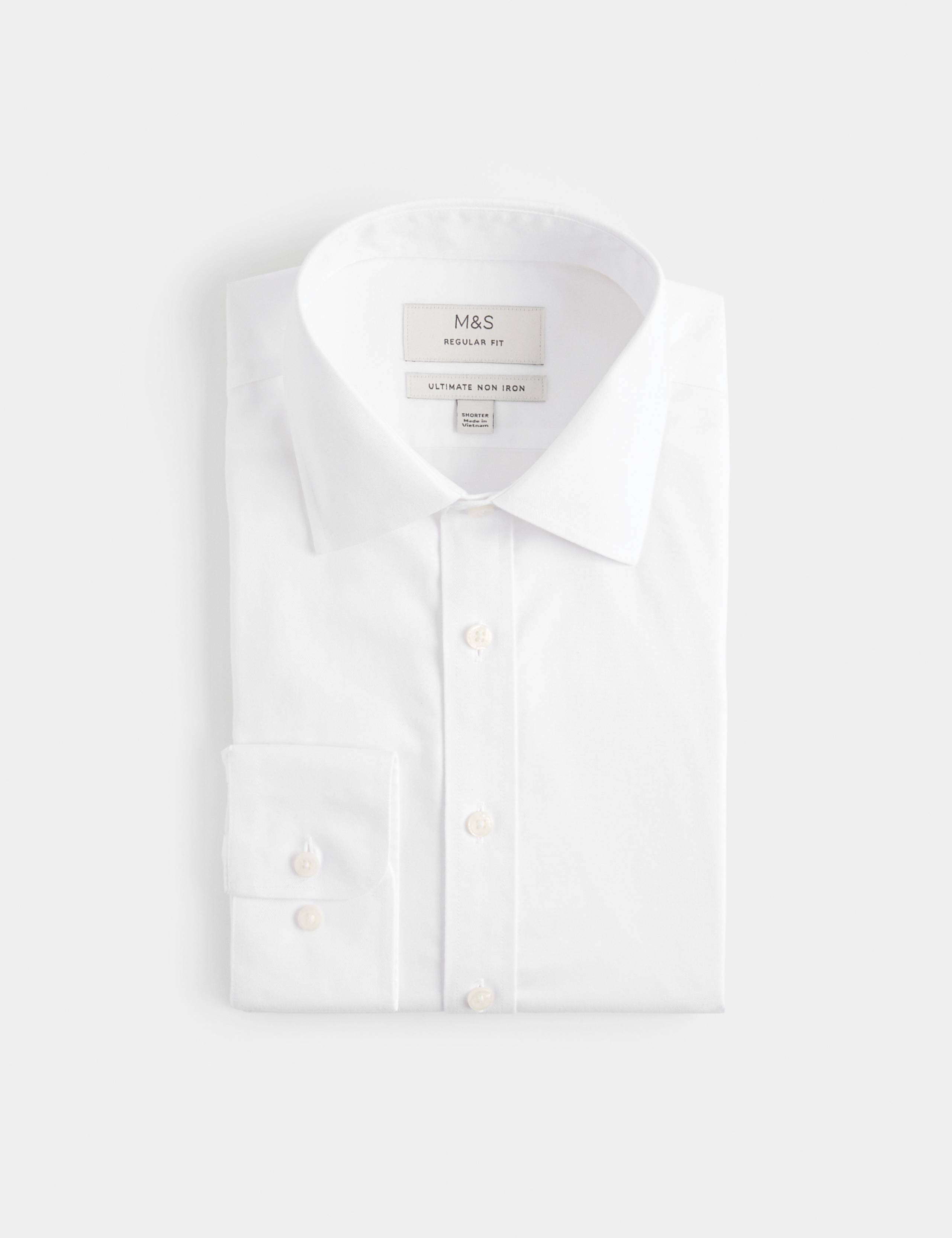 Regular Fit 2 Inch Shorter Ultimate Non Iron Twill Shirt