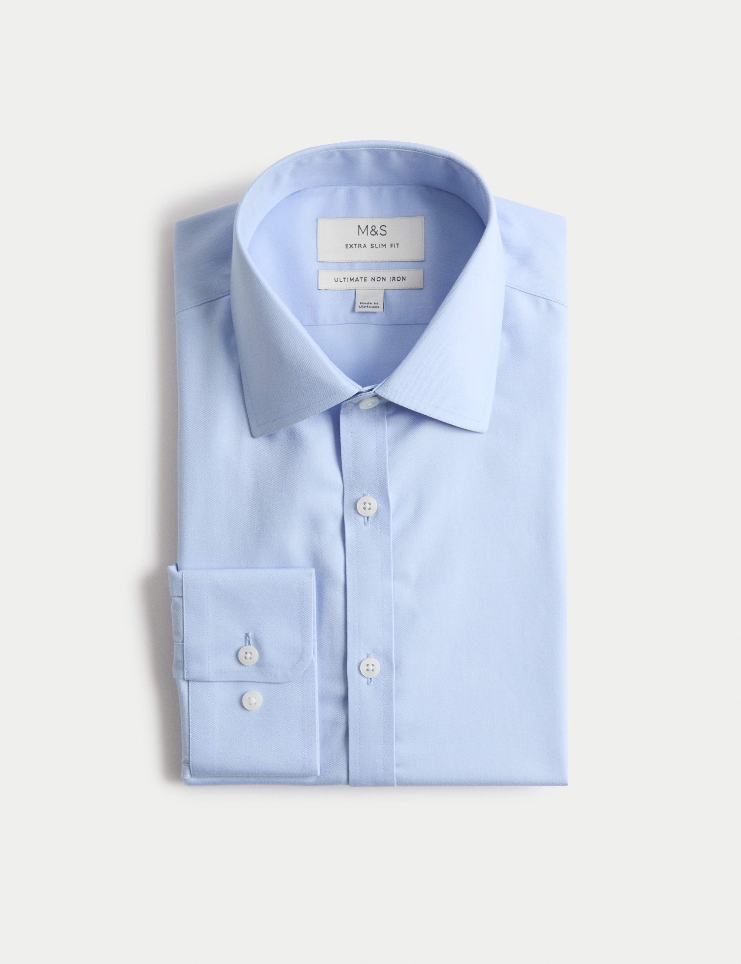Ultimate Extra Slim Non Iron Pure Cotton Shirt