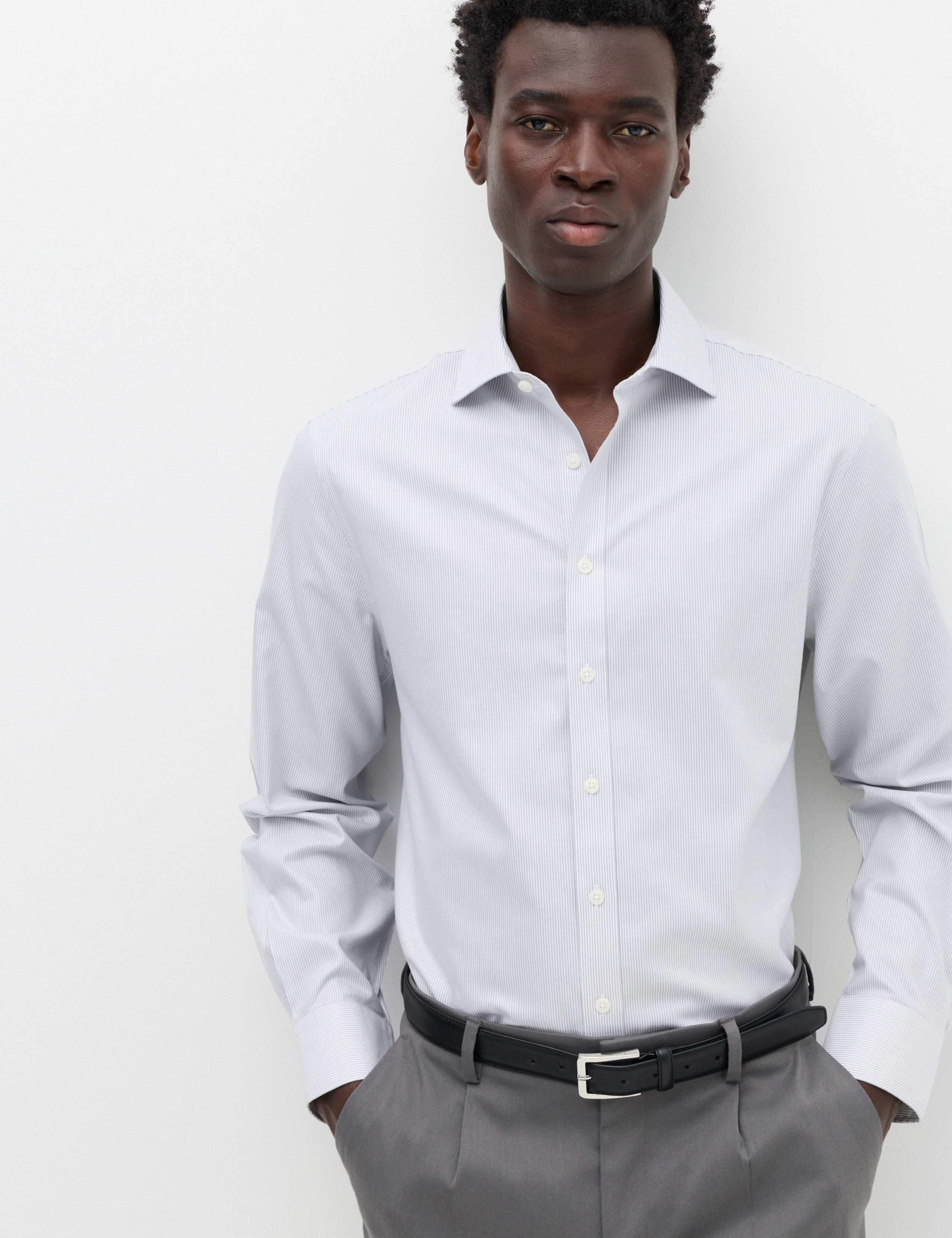 Regular Fit Ultimate Non Iron Striped Shirt