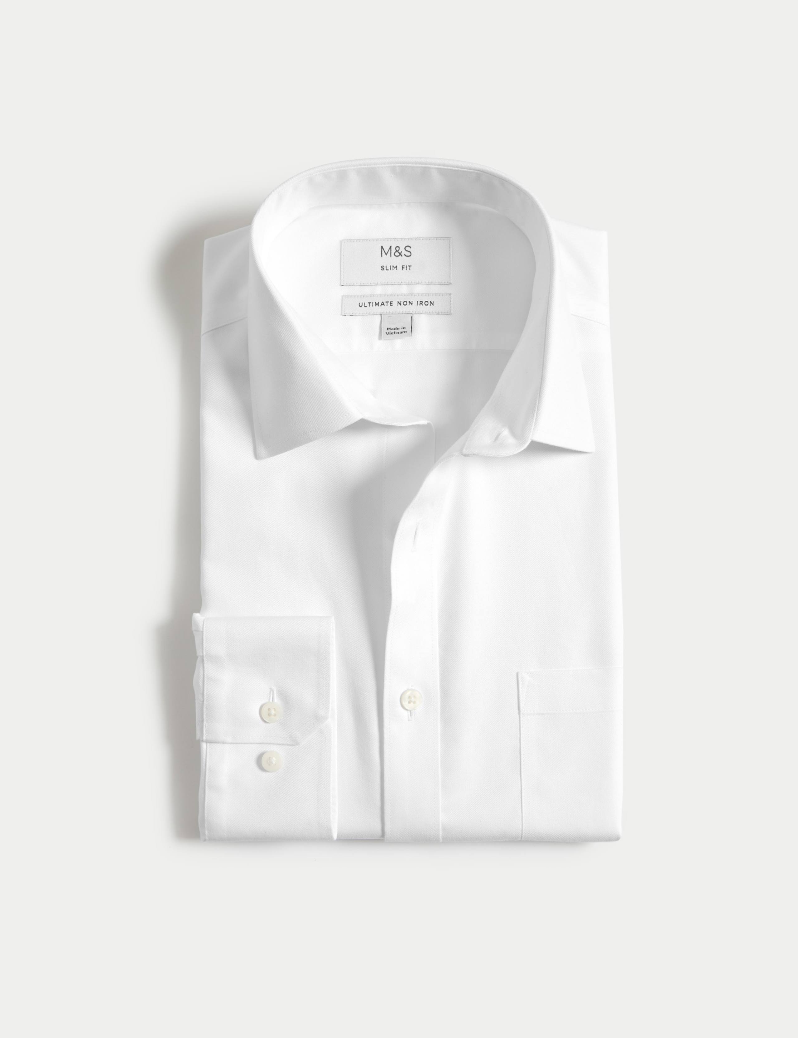 Slim Fit Ultimate Non Iron Pure Cotton Shirt