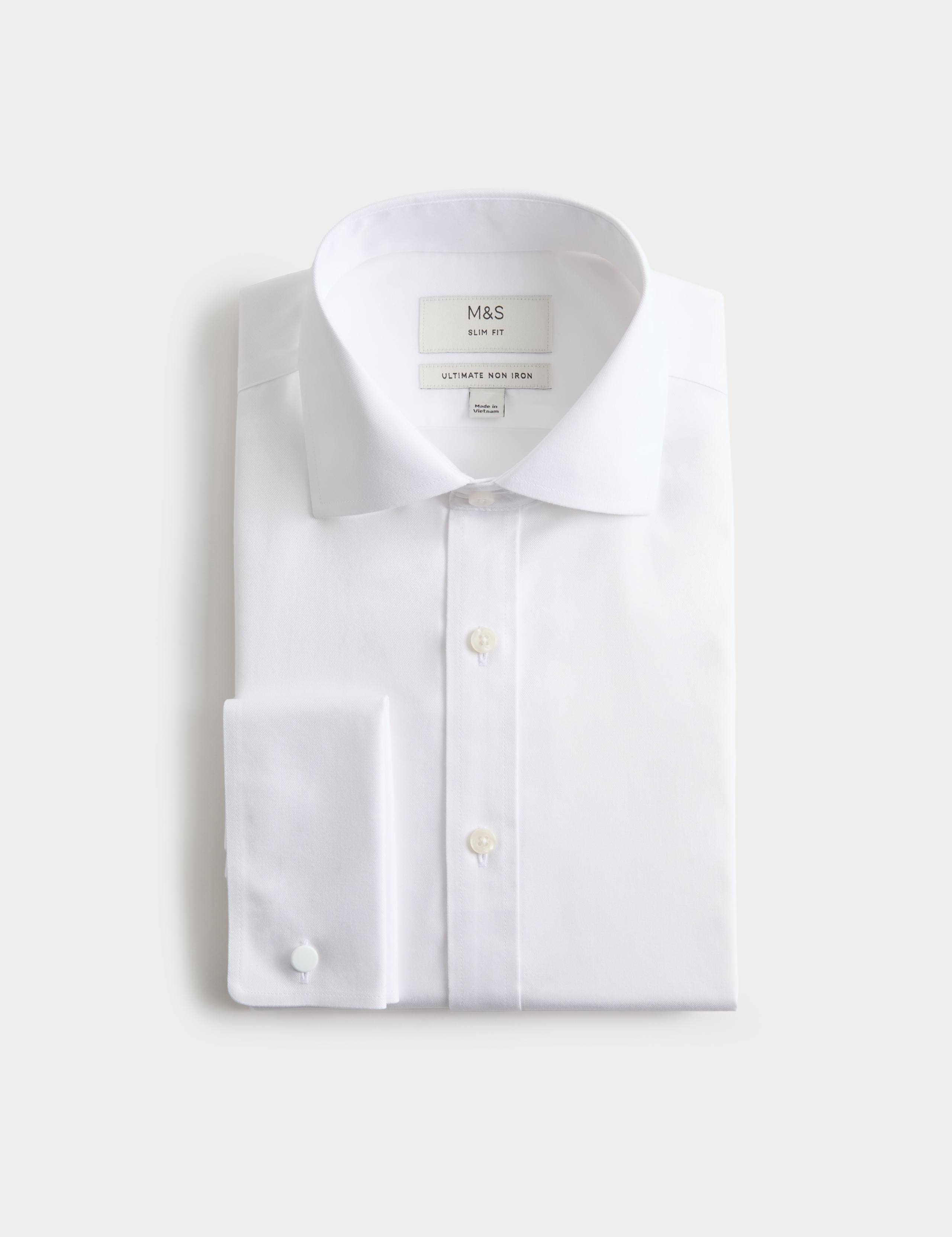 Slim Fit Ultimate Non Iron Pure Cotton Shirt