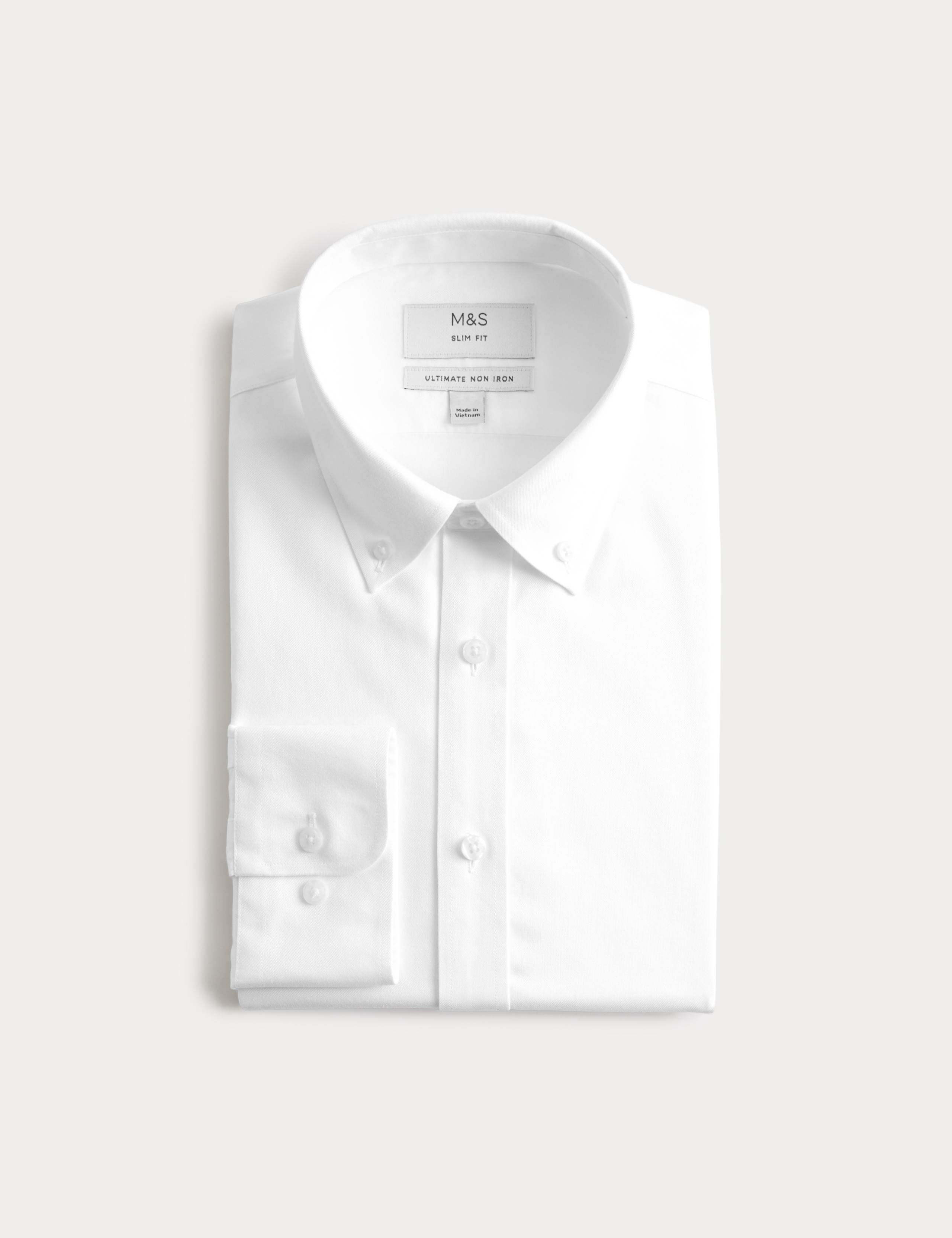 Slim Fit Ultimate Non Iron Pure Cotton Shirt