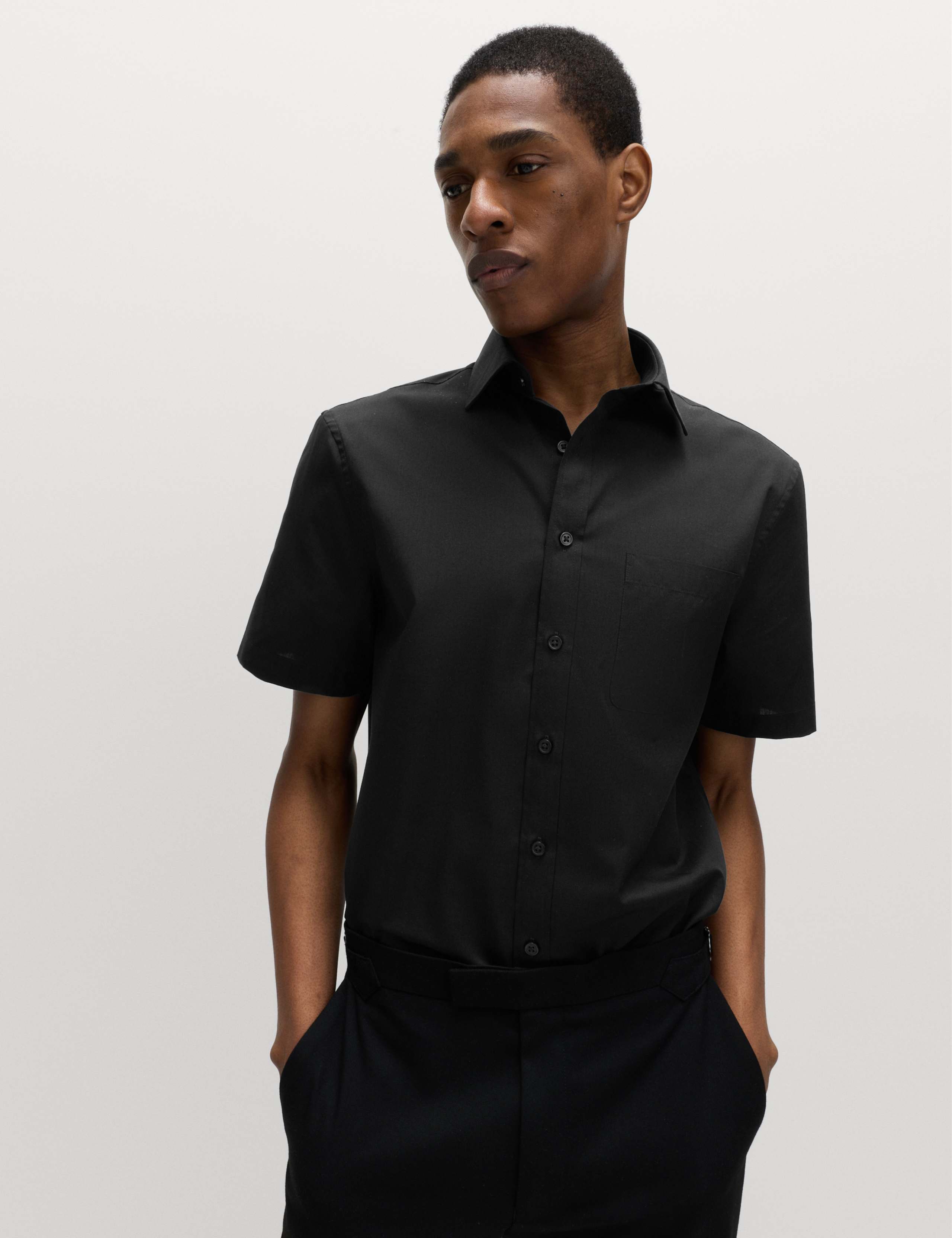 3 Pack Regular Fit Easy Iron Short Sleeve Shirts