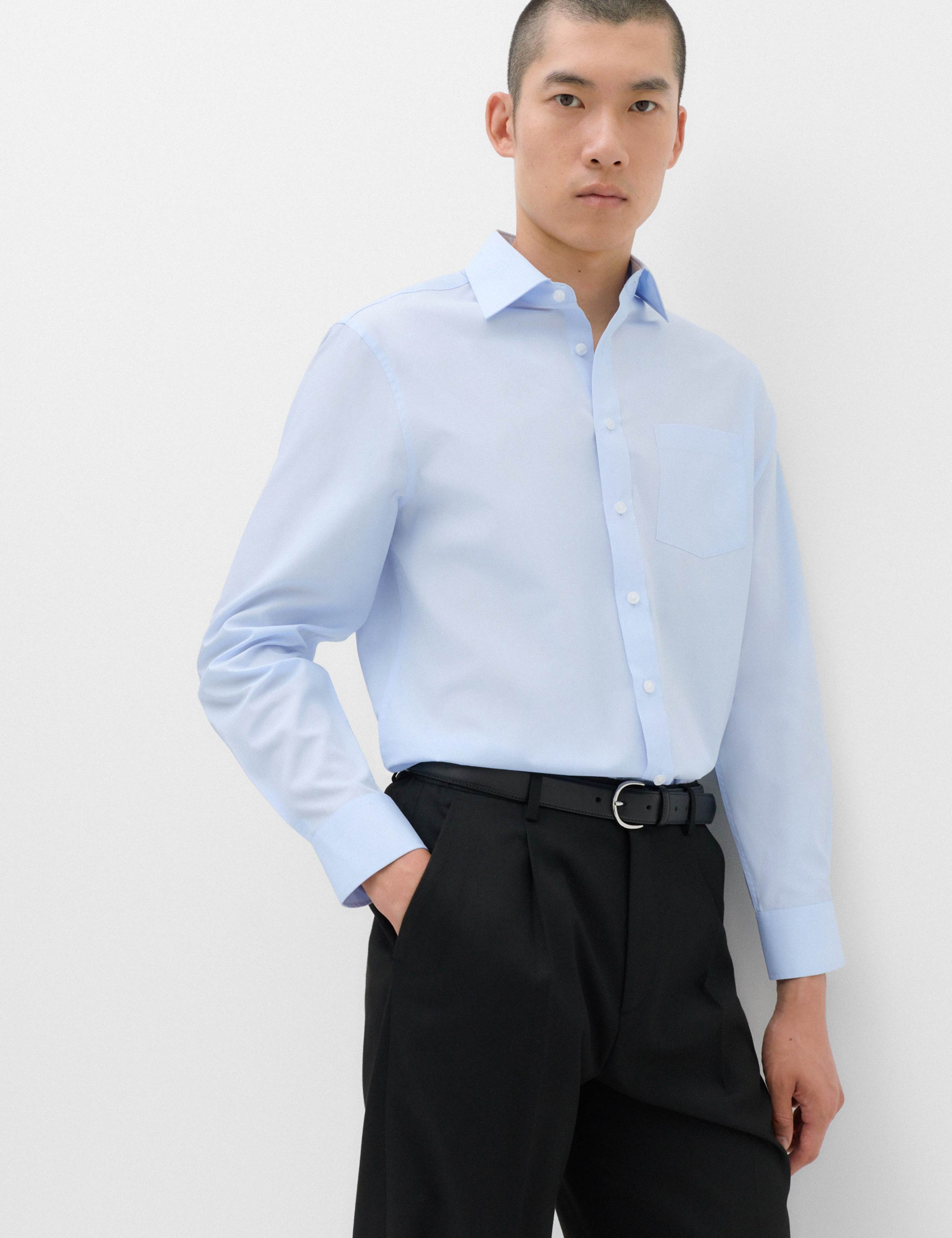 3 Pack Regular Fit Easy Iron Long Sleeve Shirts