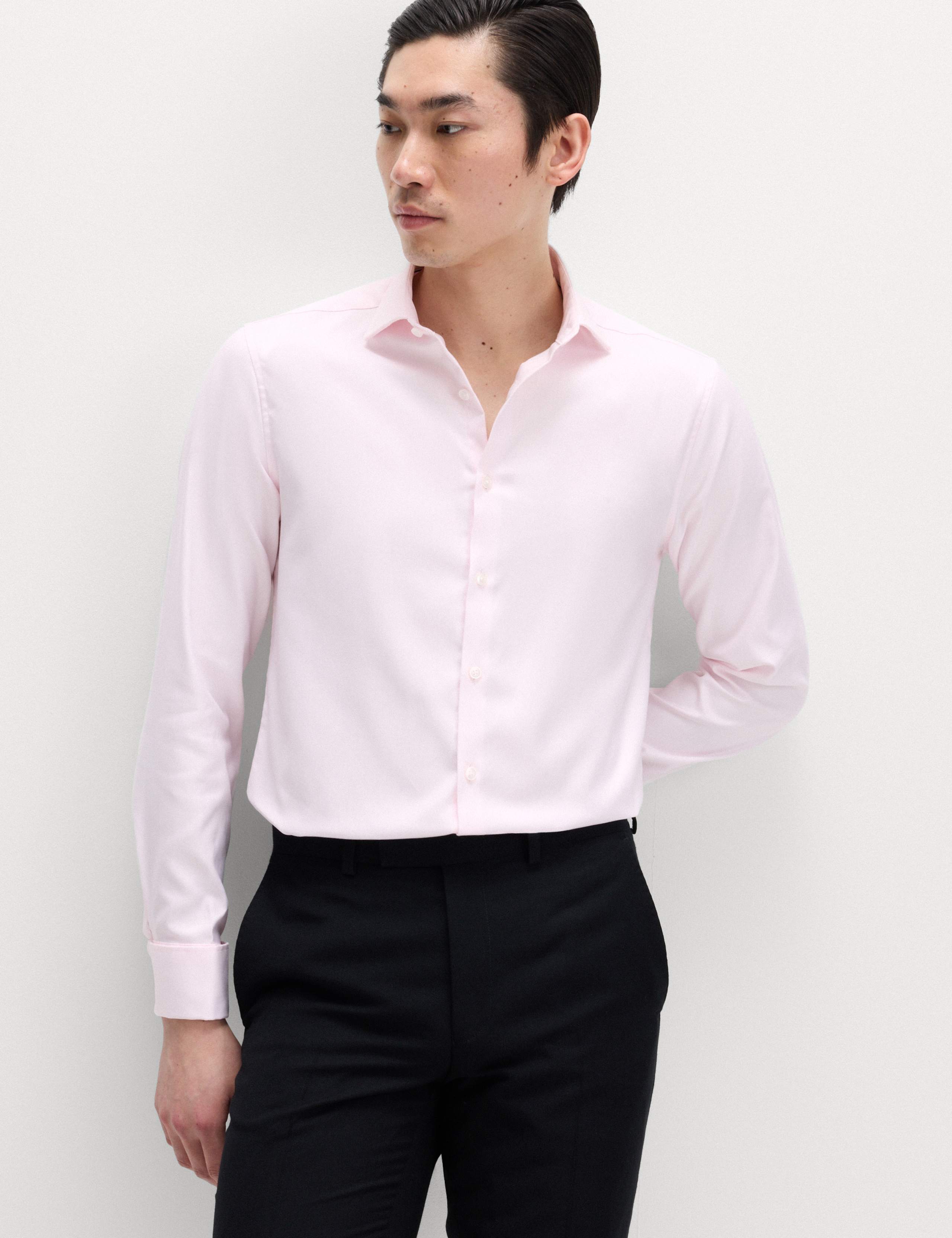 Extra Slim Fit Luxury Cotton Twill Shirt