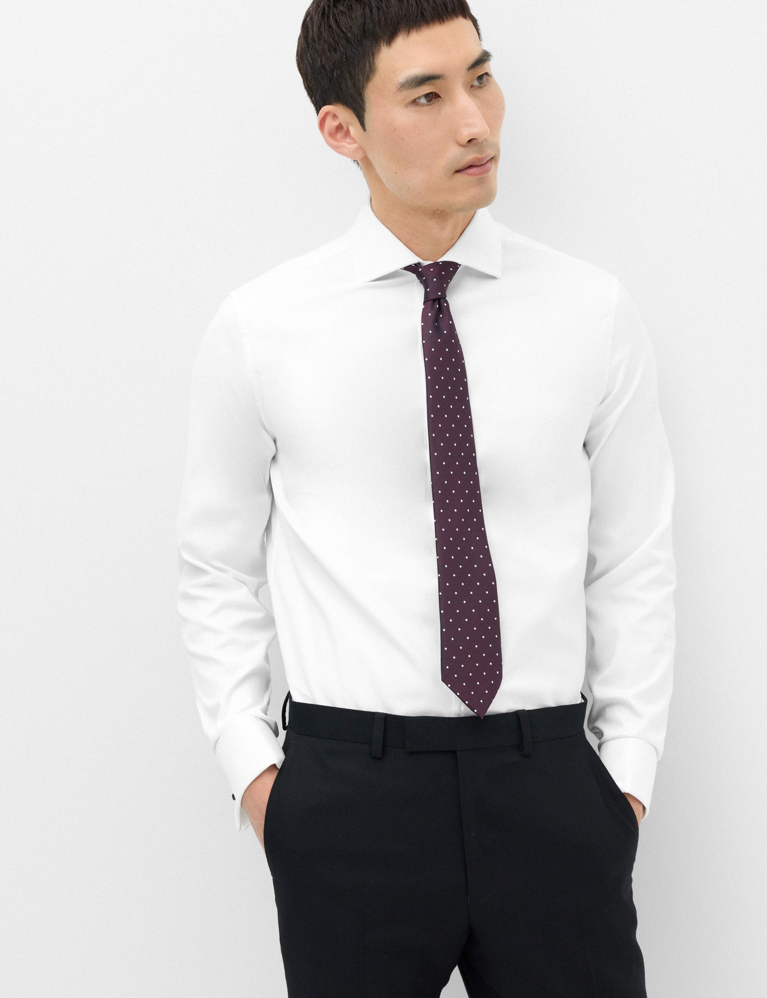 Extra Slim Fit Luxury Cotton Twill Shirt