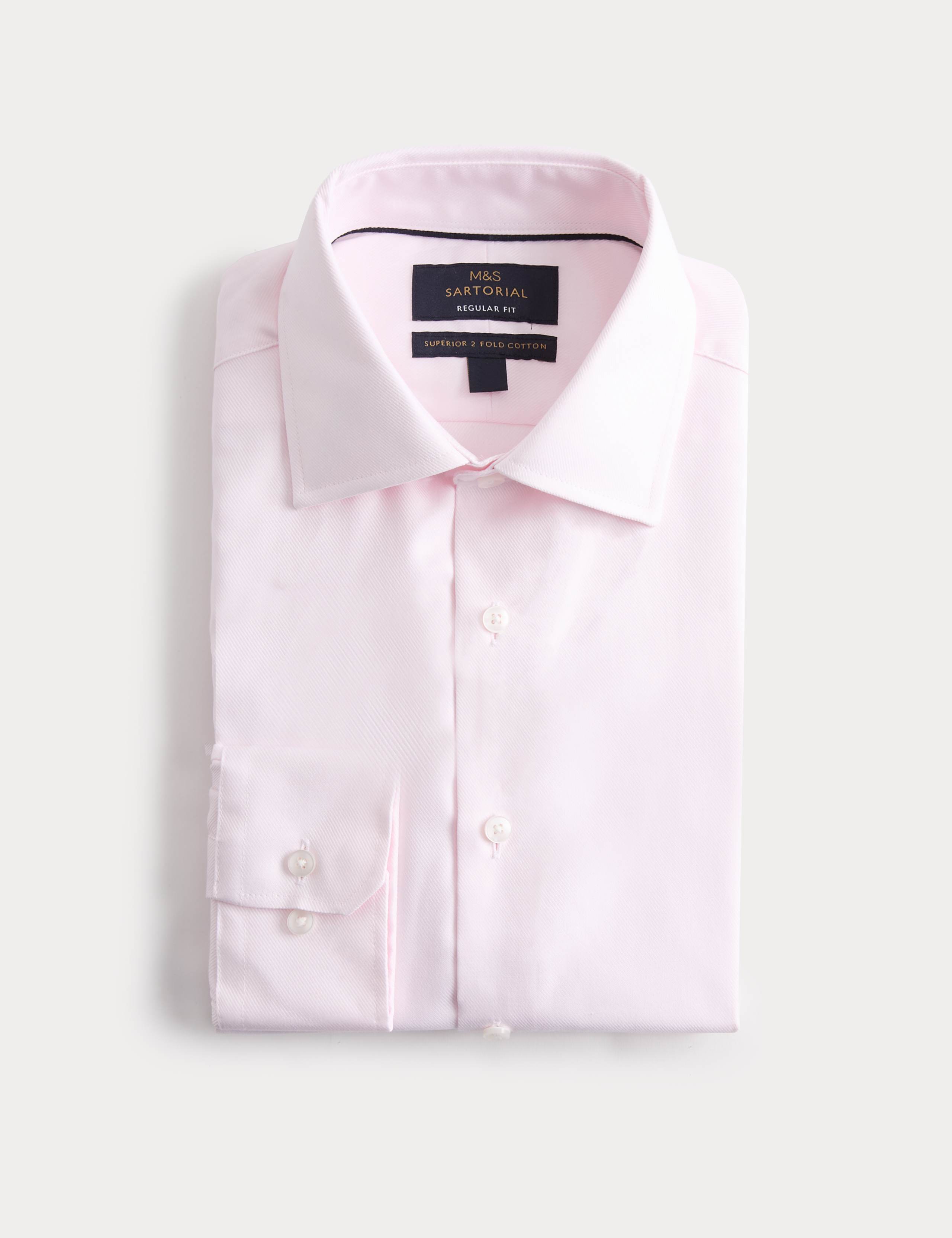 Regular Fit Luxury Cotton Twill Shirt