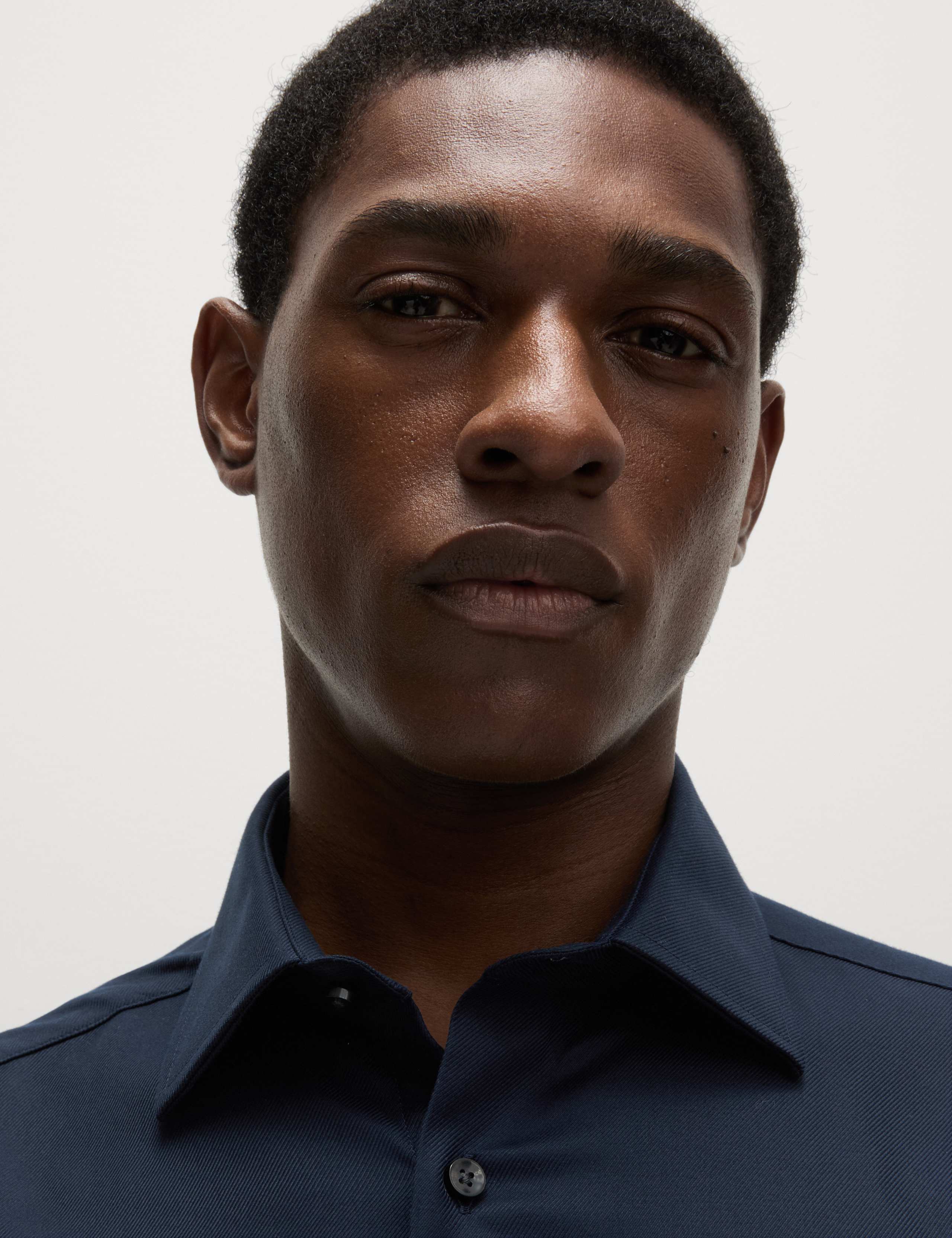 Slim Fit Luxury Cotton Twill Shirt