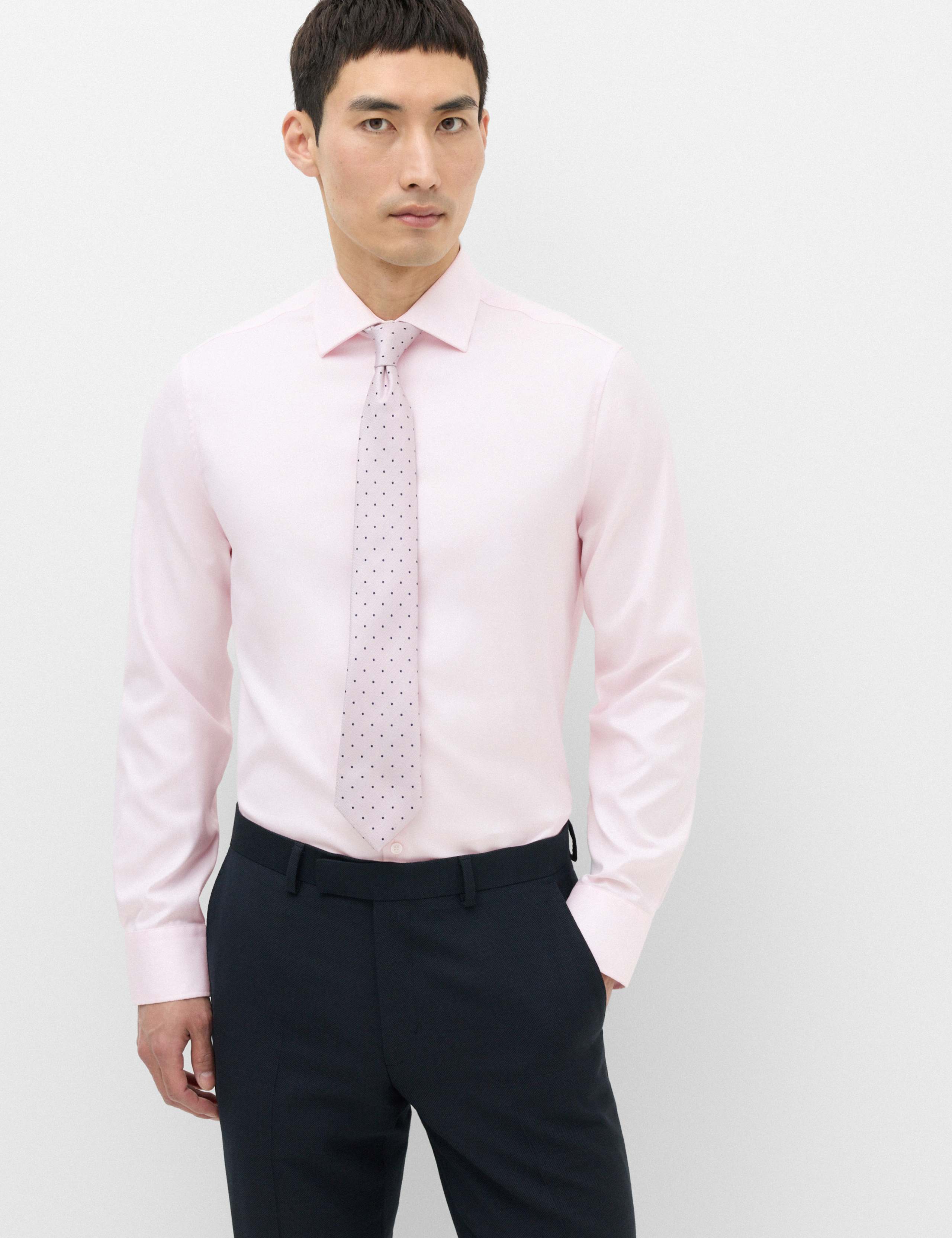 Extra Slim Fit Luxury Cotton Twill Shirt