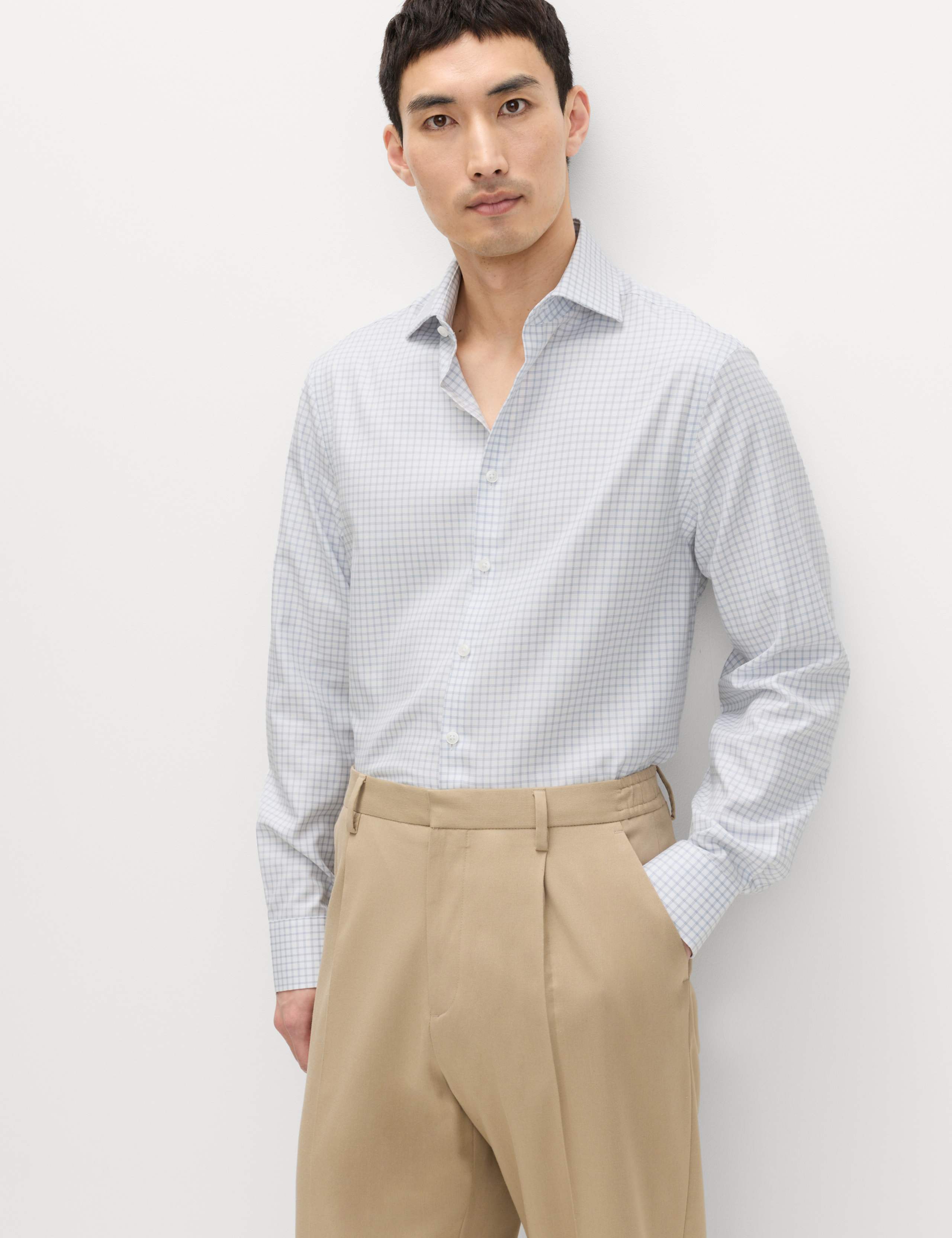 Regular Fit Egyptian Cotton Check Shirt