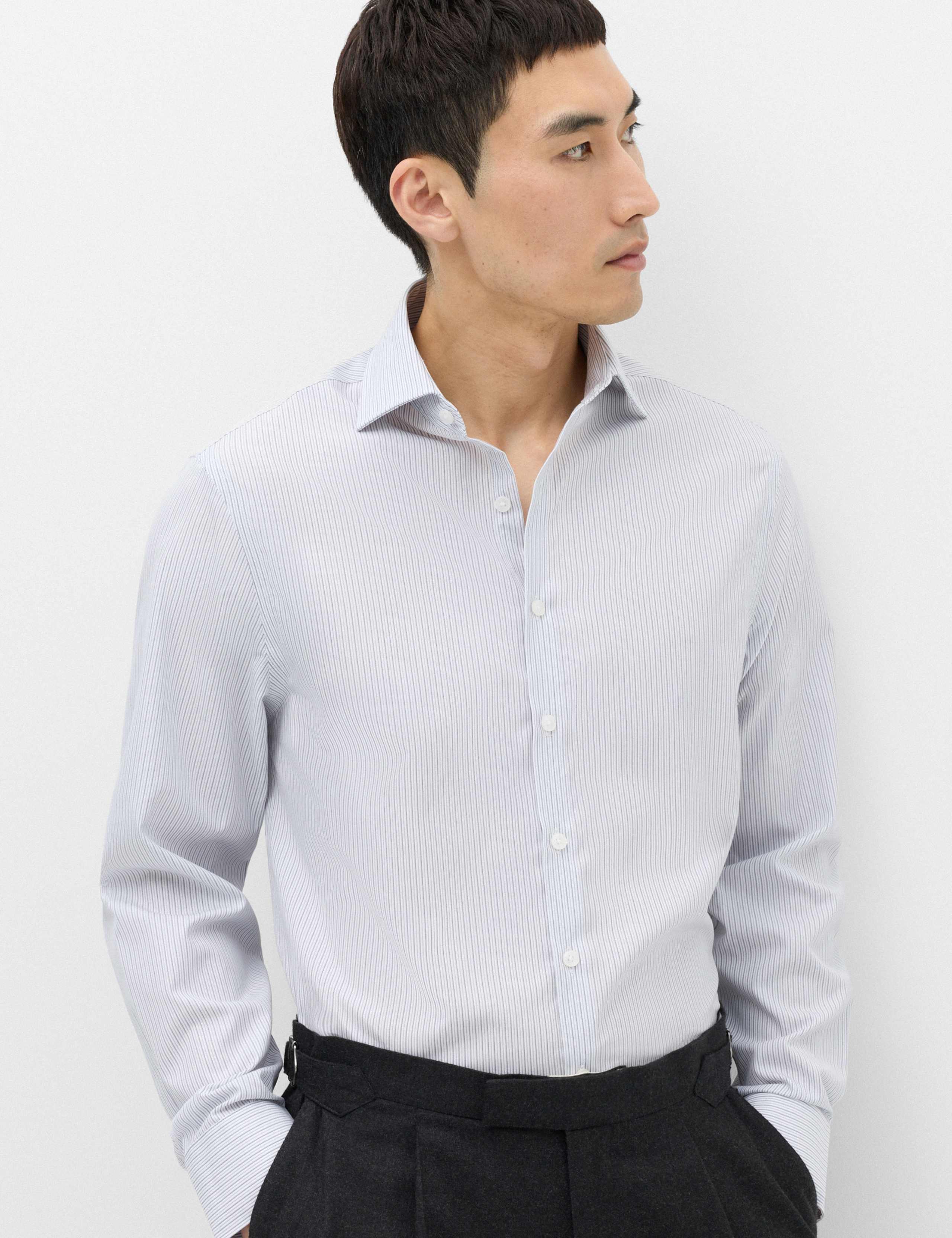 Regular Fit Pure Egyptian Cotton Poplin Shirt