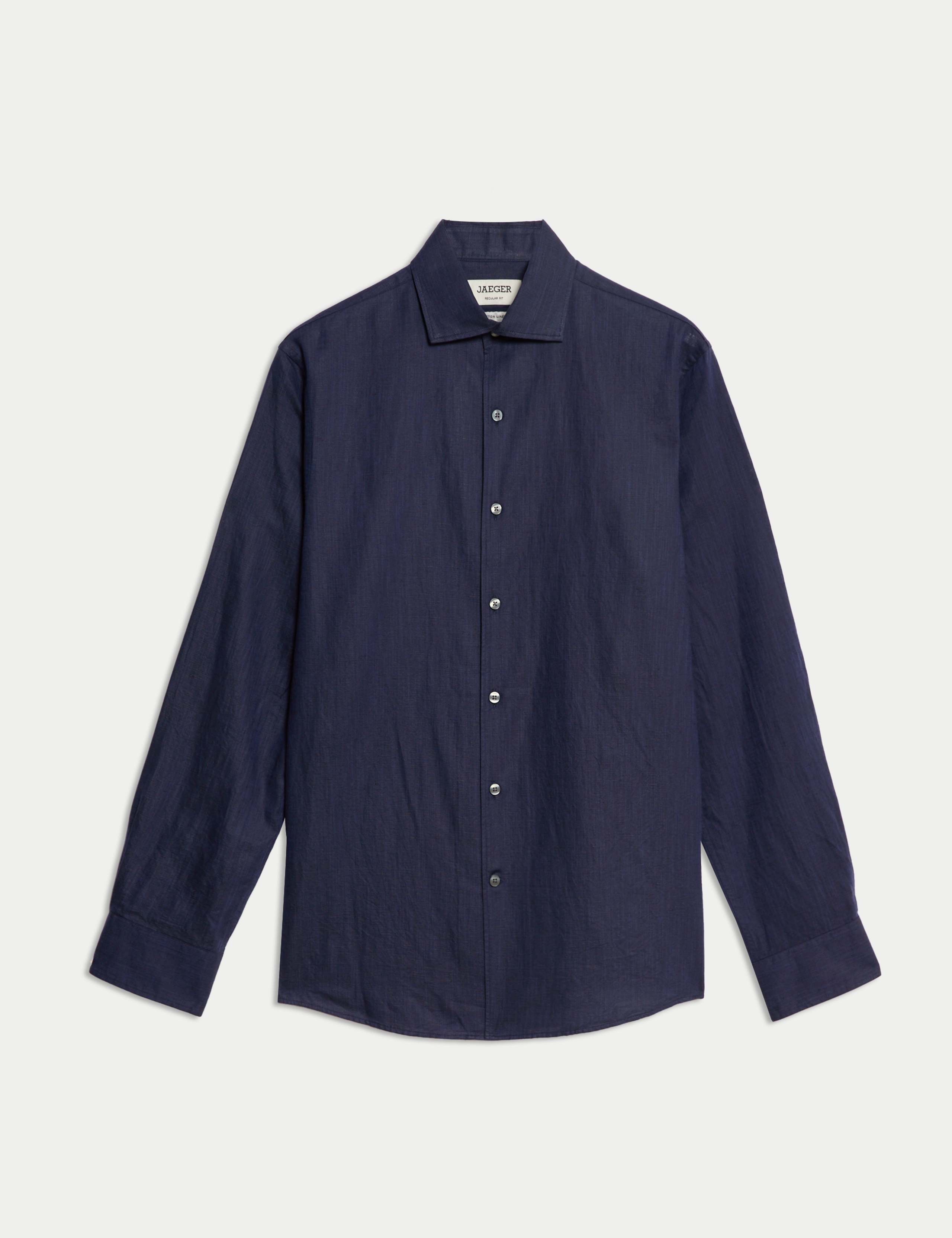 Regular Fit Luxury Linen Rich Shirt