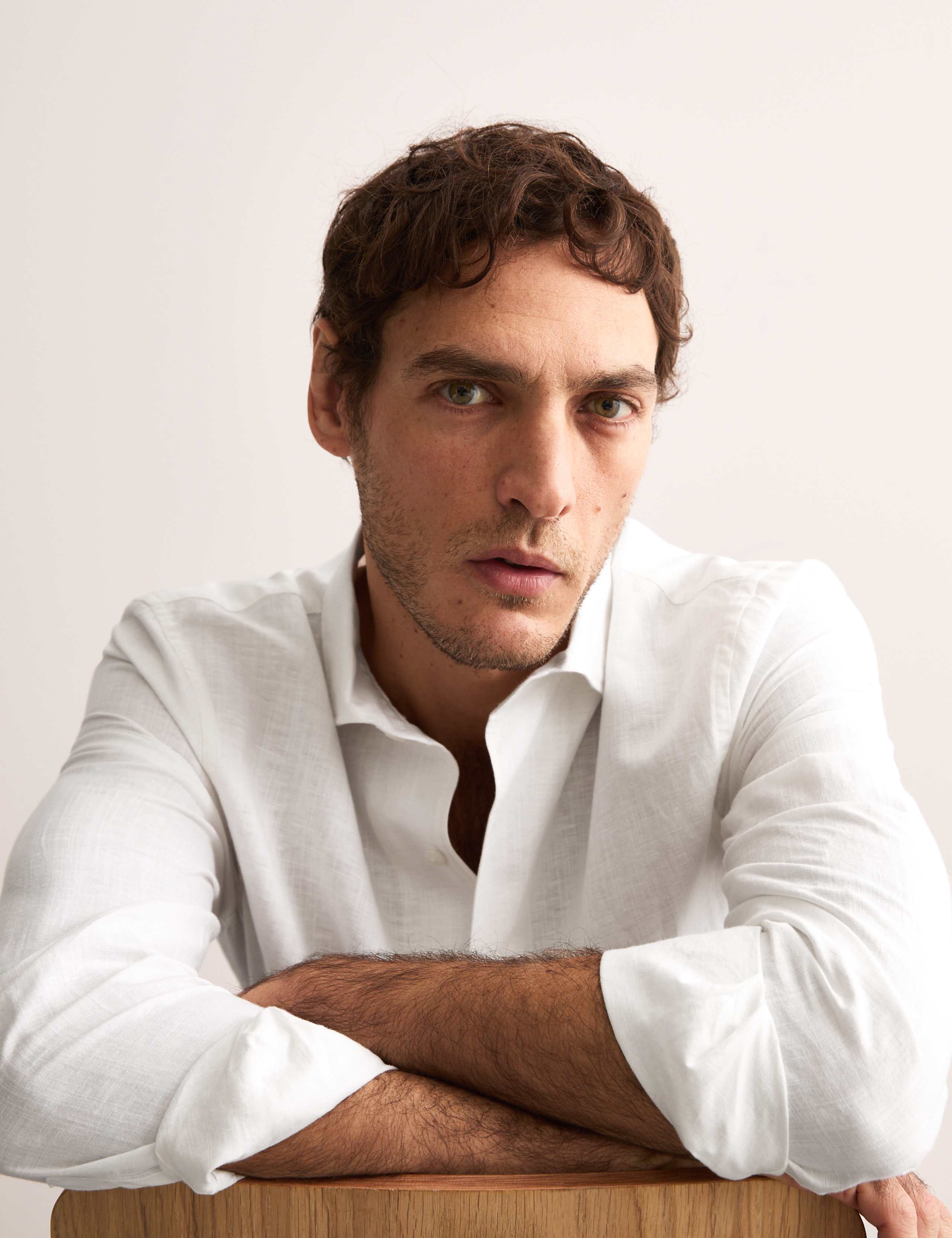 Regular Fit Luxury Linen Rich Shirt