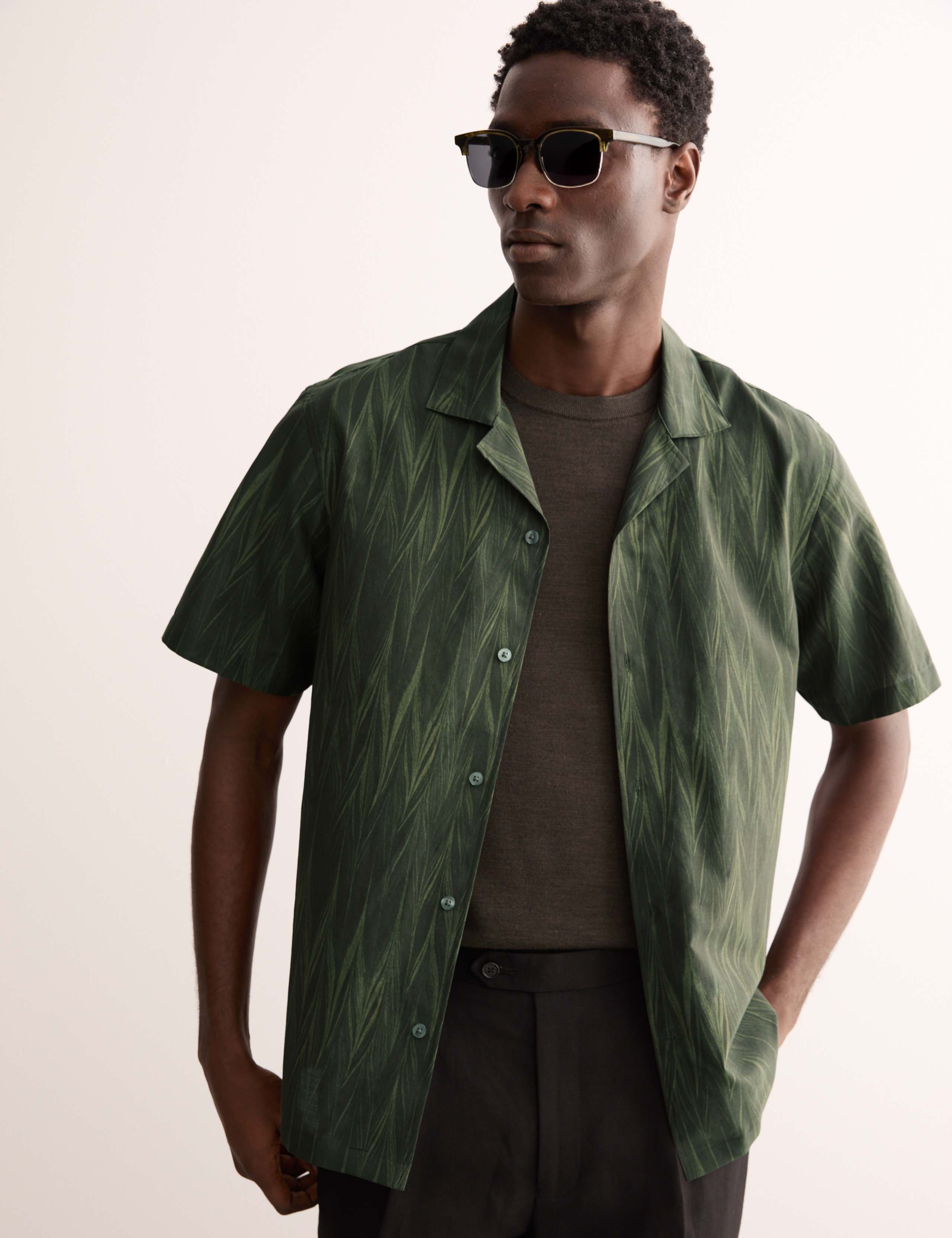 Regular Fit Luxury Cotton Silk Blend Shirt