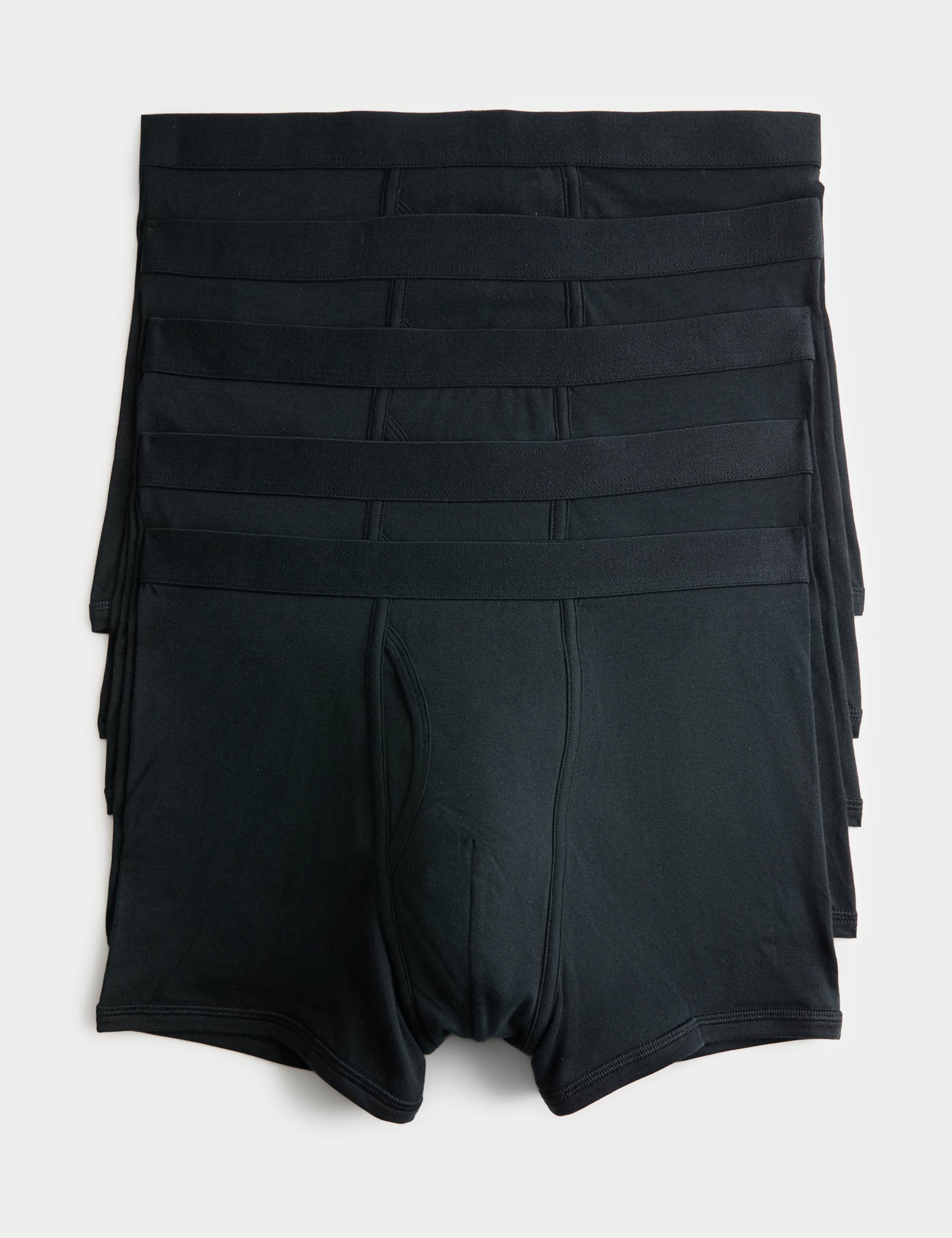 5 Pack Cotton Stretch Cool & Fresh™ Trunks