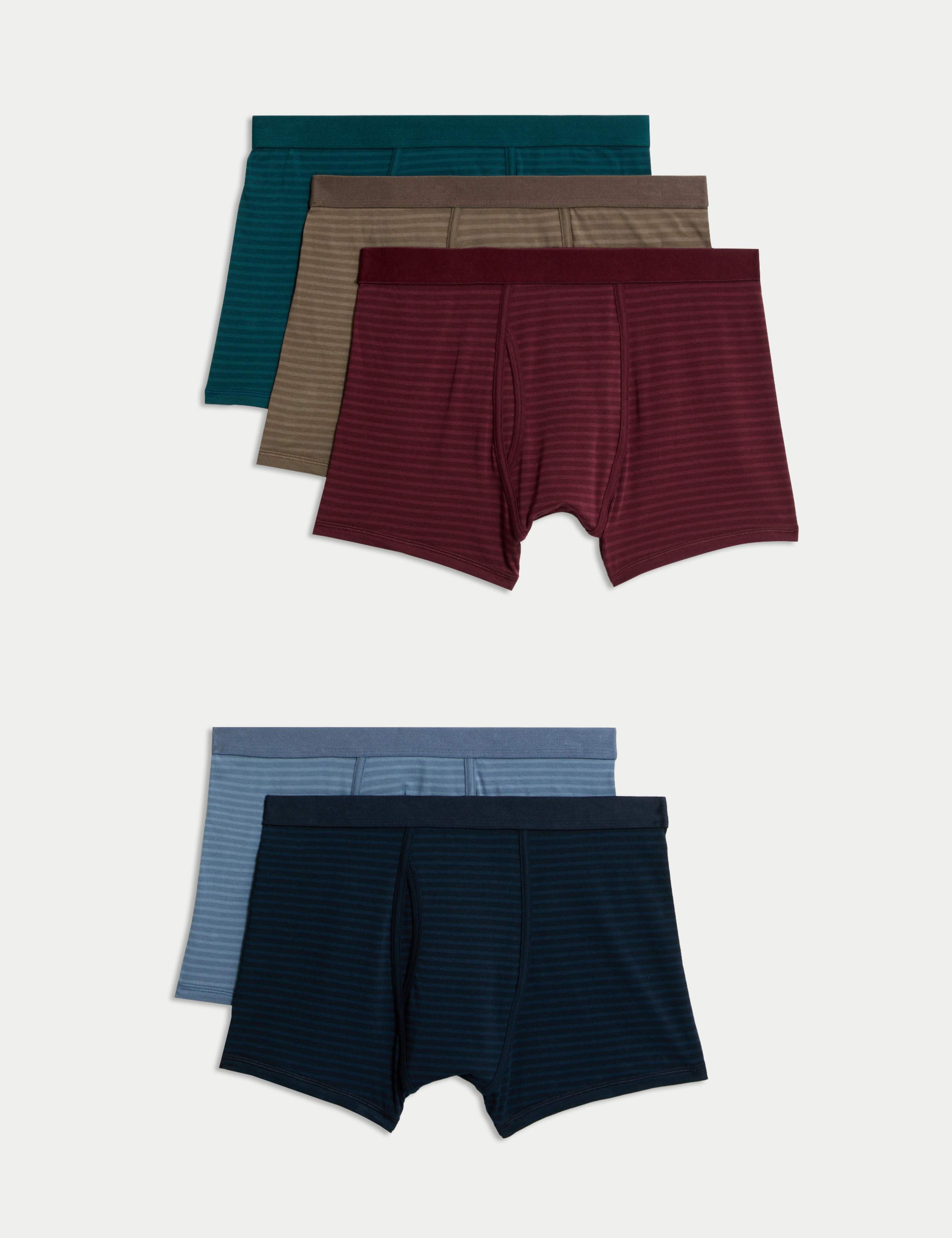 5pk Cotton Rich Cool & Fresh™ Trunks