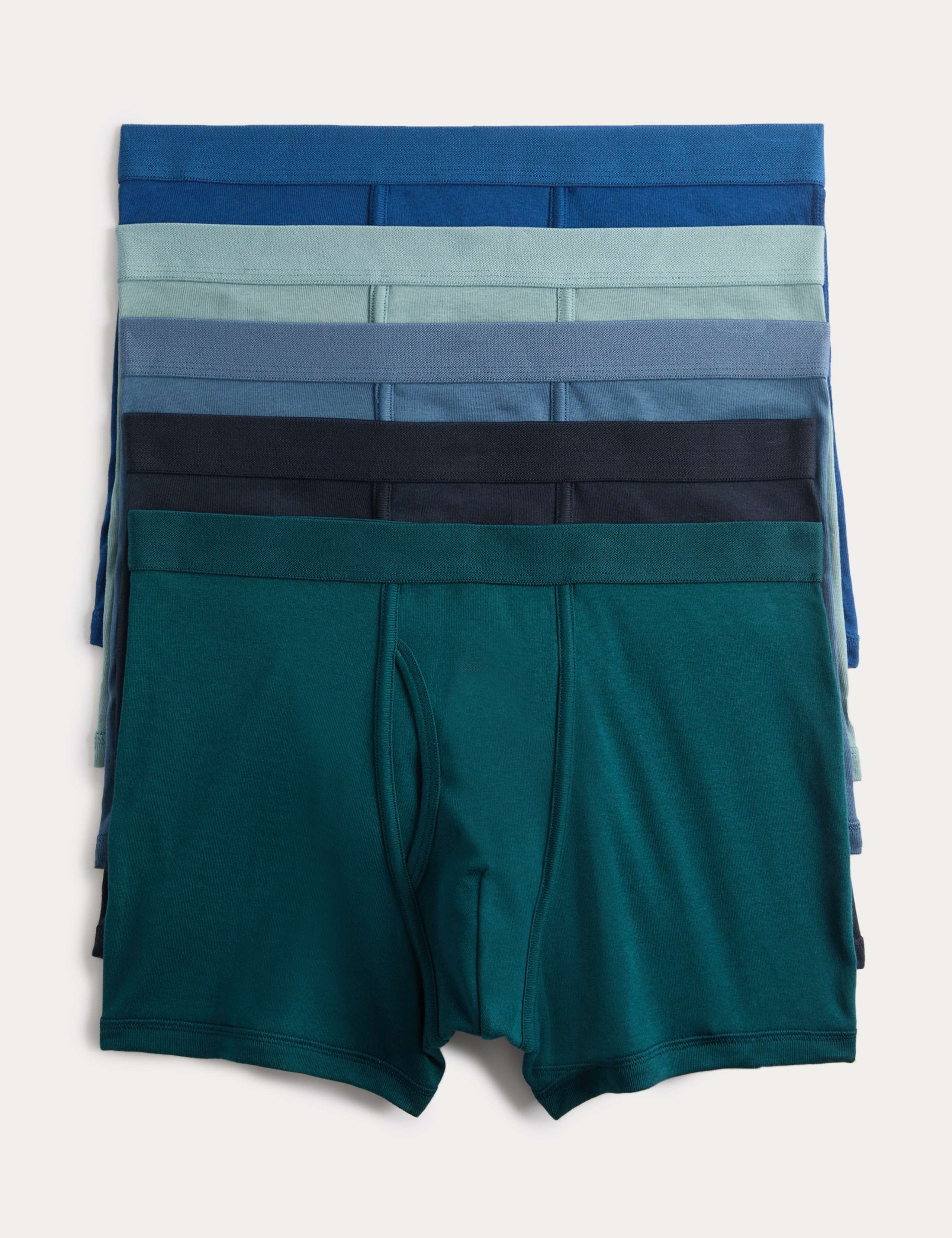 5 Pack Pure Cotton Cool & Fresh™ Trunks