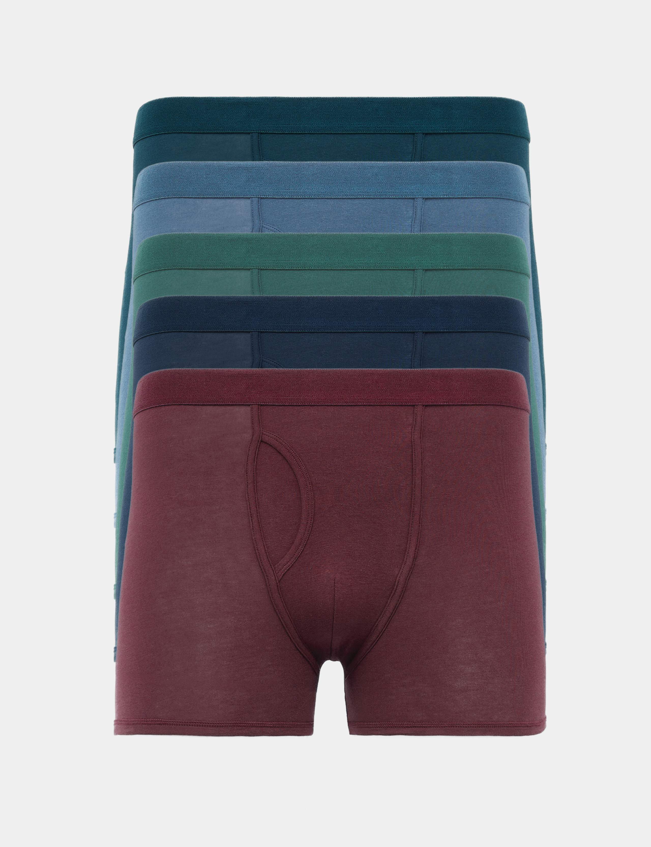 5 Pack Cotton Rich Stretch Trunks