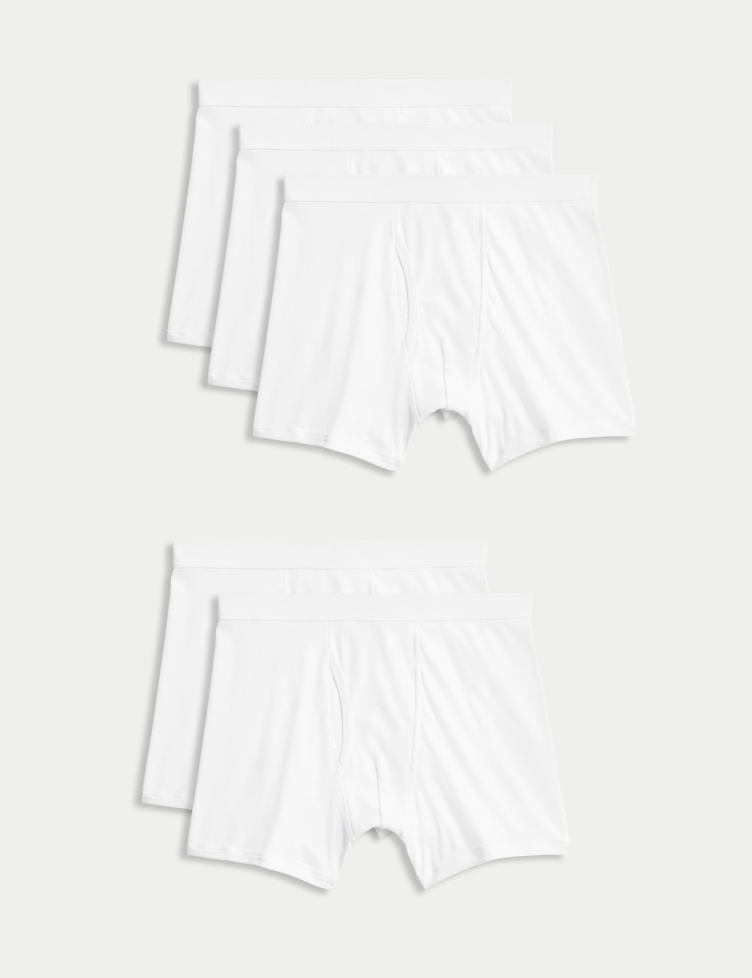 5 Pack Pure Cotton Cool & Fresh™ Trunks