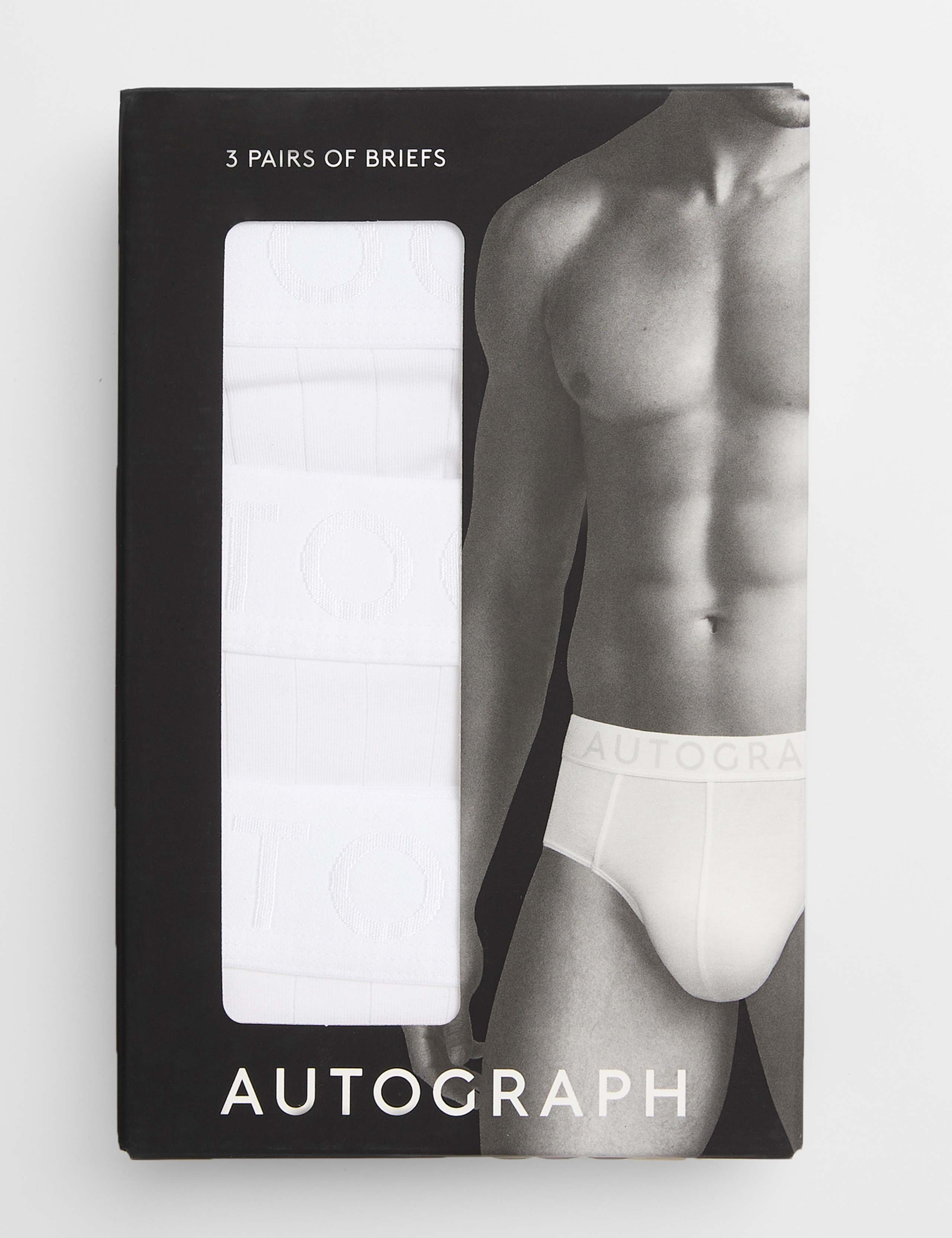 3pk Supima® Cotton Drop Needle Brief Box