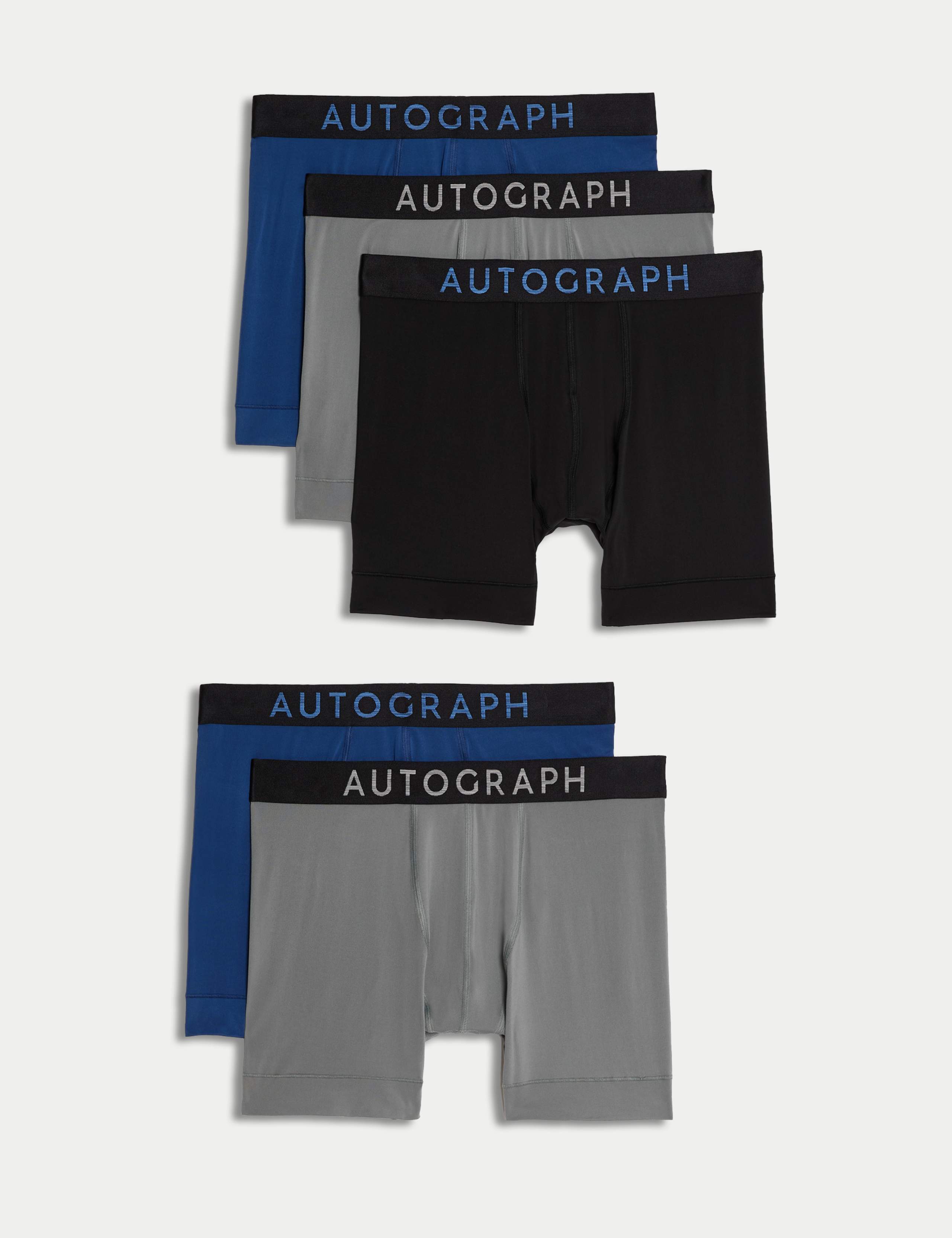 5pk Sports Trunks with Stretch