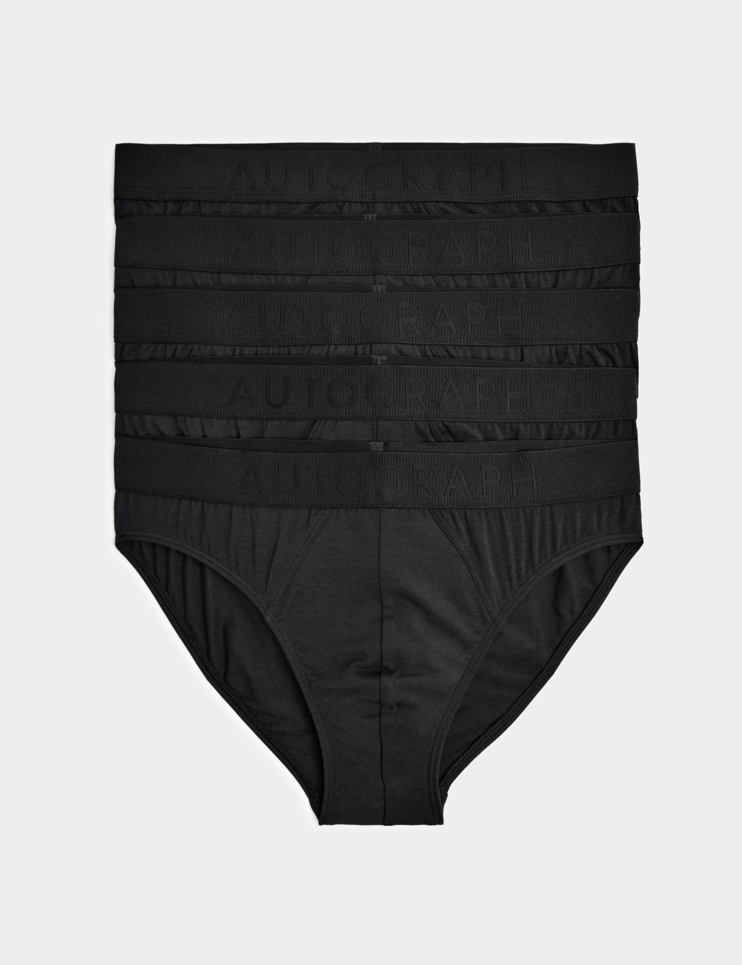 5pk Supima® Cotton Modal Mid Briefs