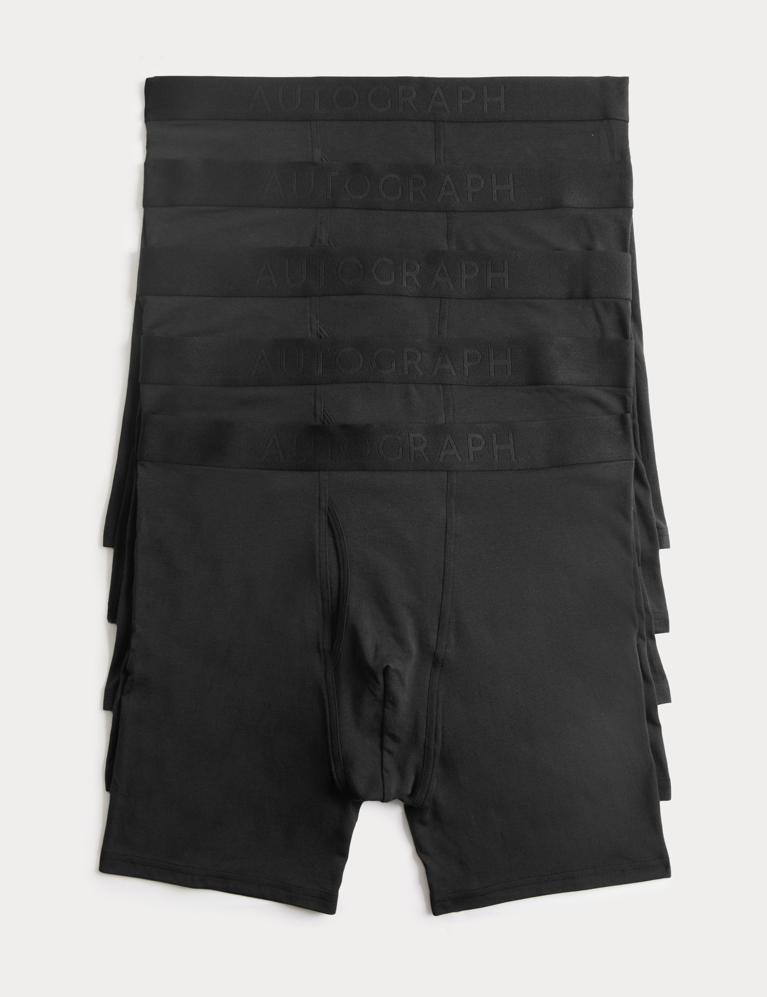 5 Pack Supima® Cotton Modal Longer Length Trunks