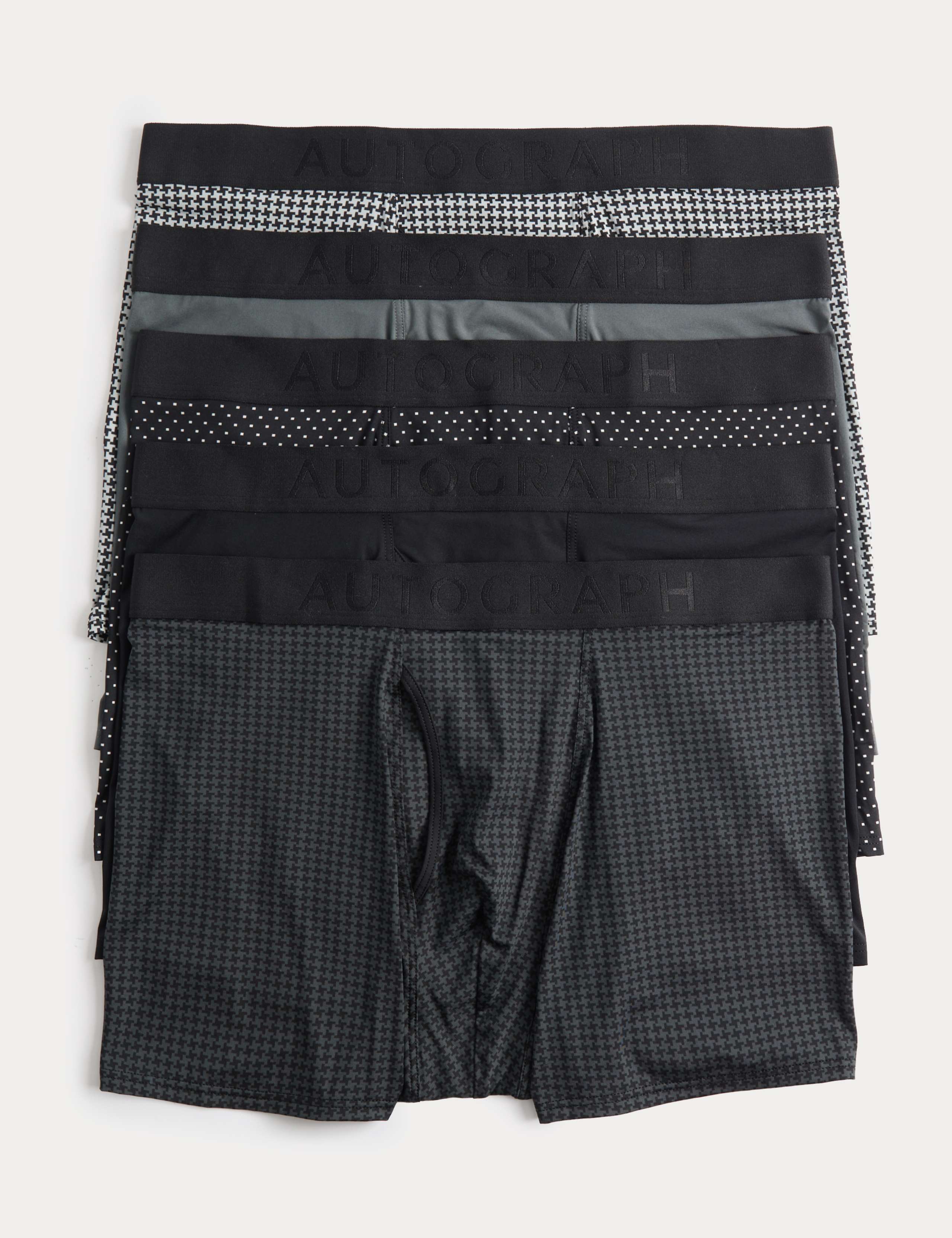 5 Pack Microskin Geometric Trunks