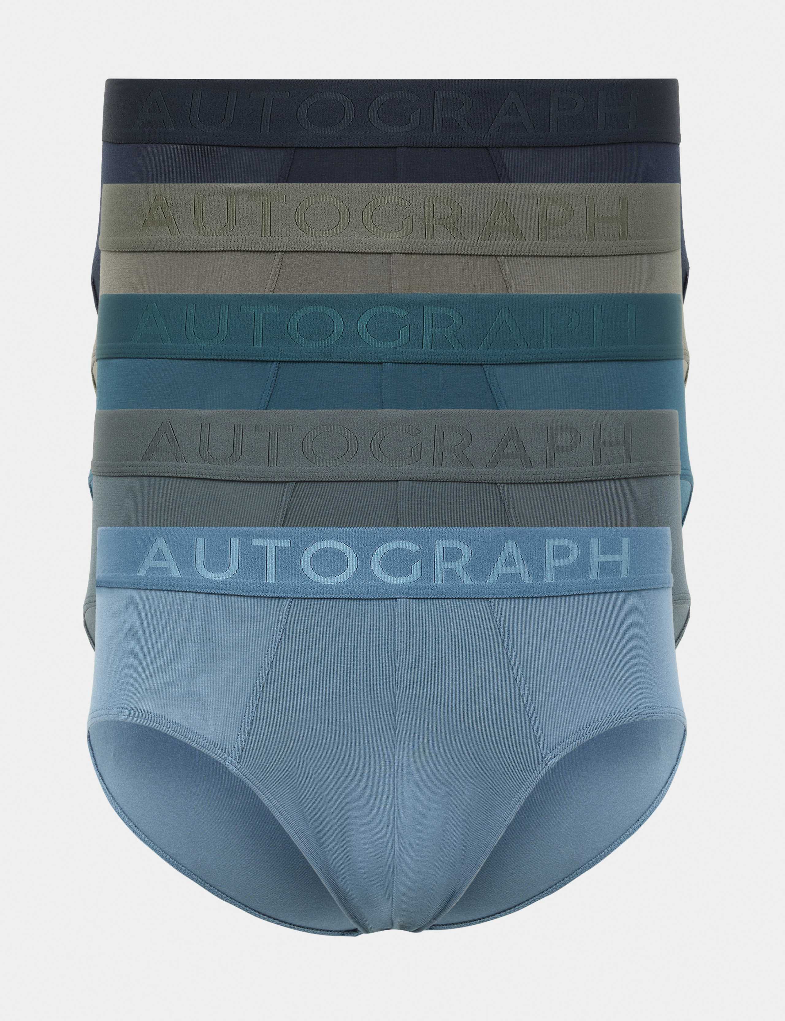 5 Pack Modal Stretch 360 Flex Briefs