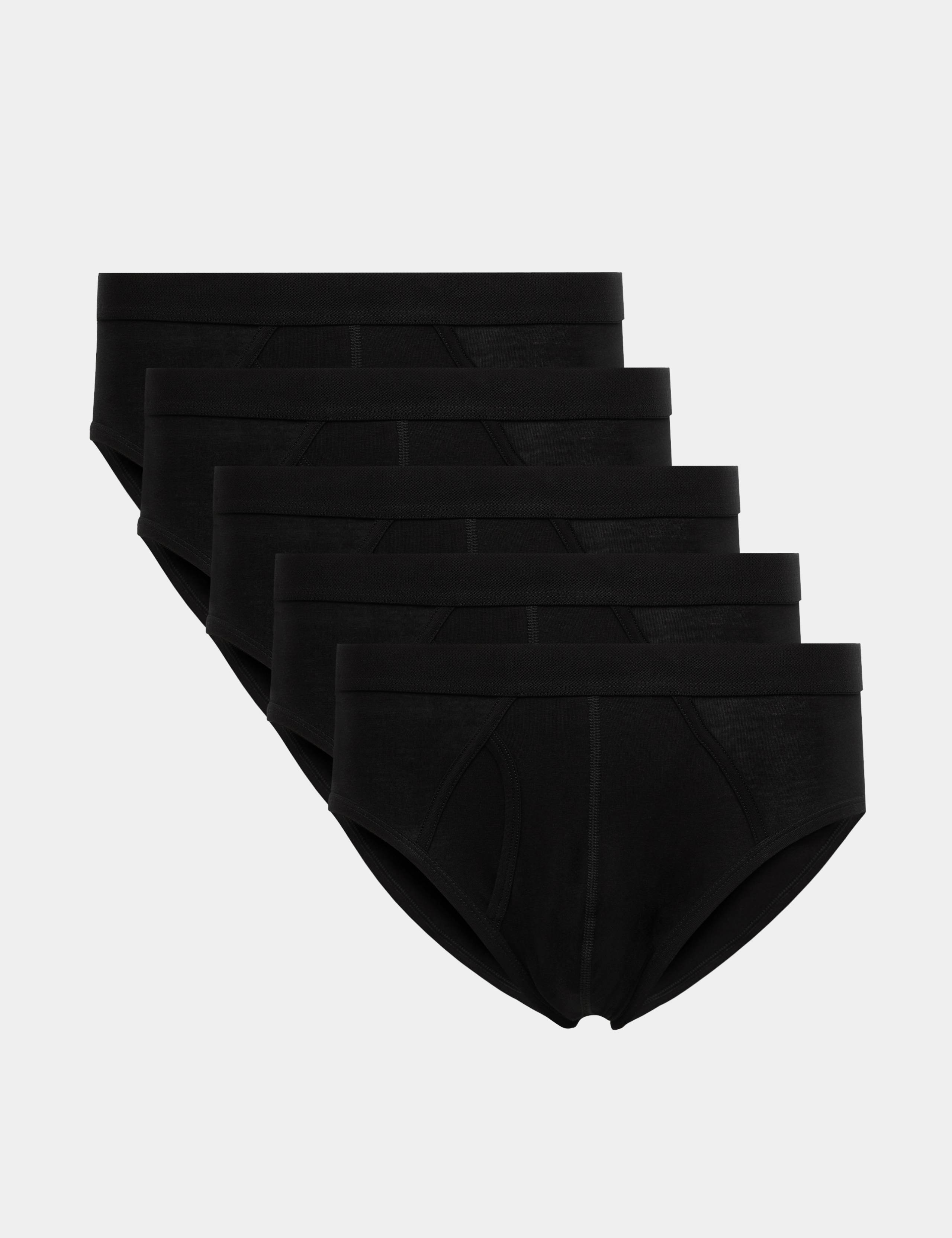 5 Pack Cotton Stretch Cool & Fresh™ Briefs