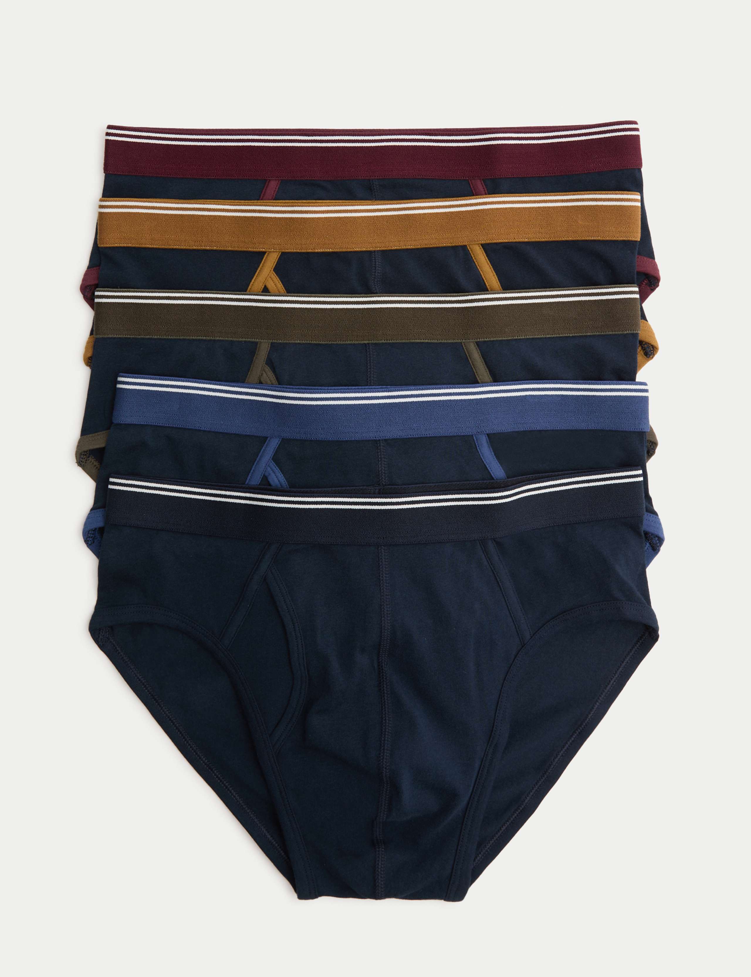 5pk Cotton Stretch Cool & Fresh™ Briefs