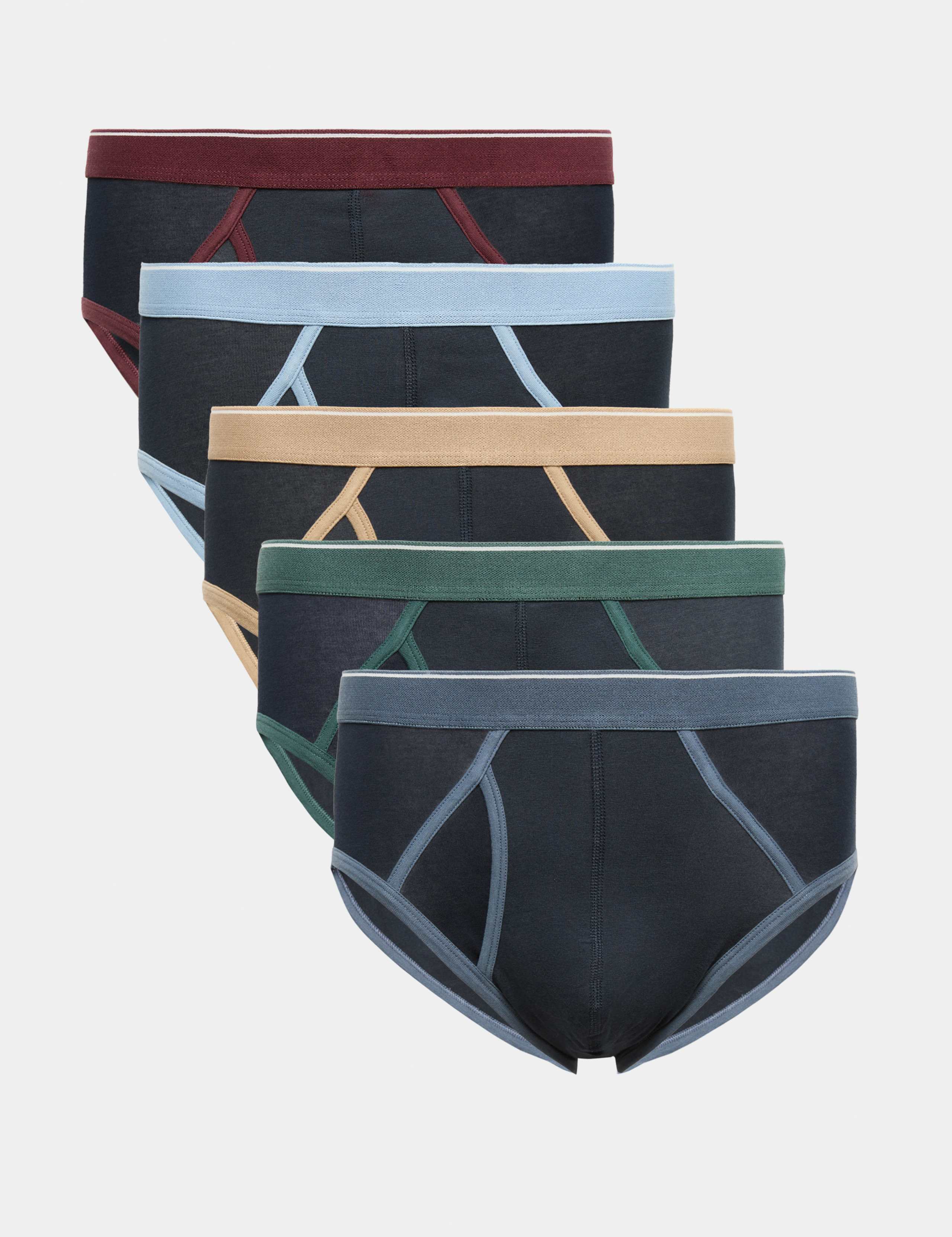 5 Pack Cotton Stretch Briefs