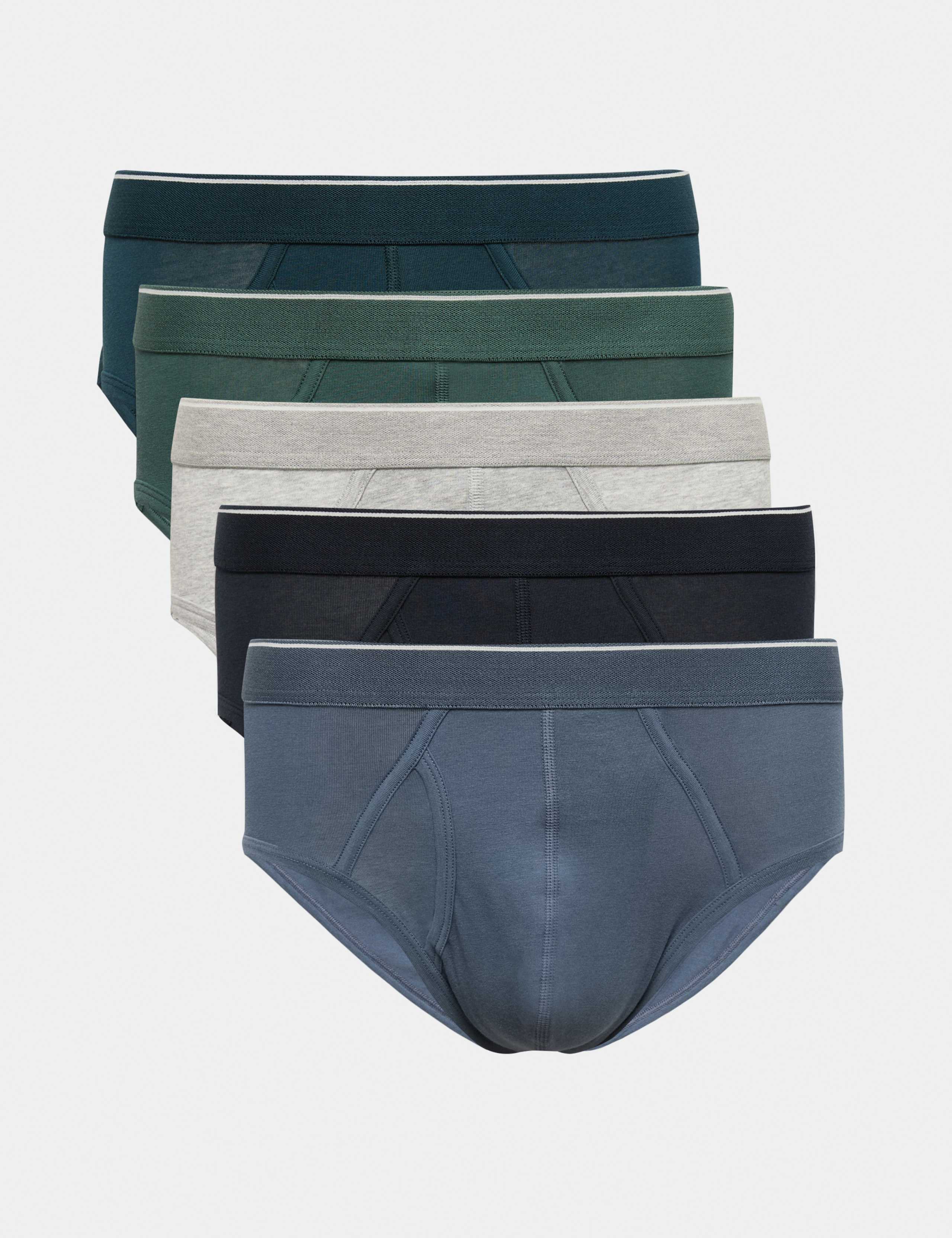 5 Pack Cotton Stretch Briefs
