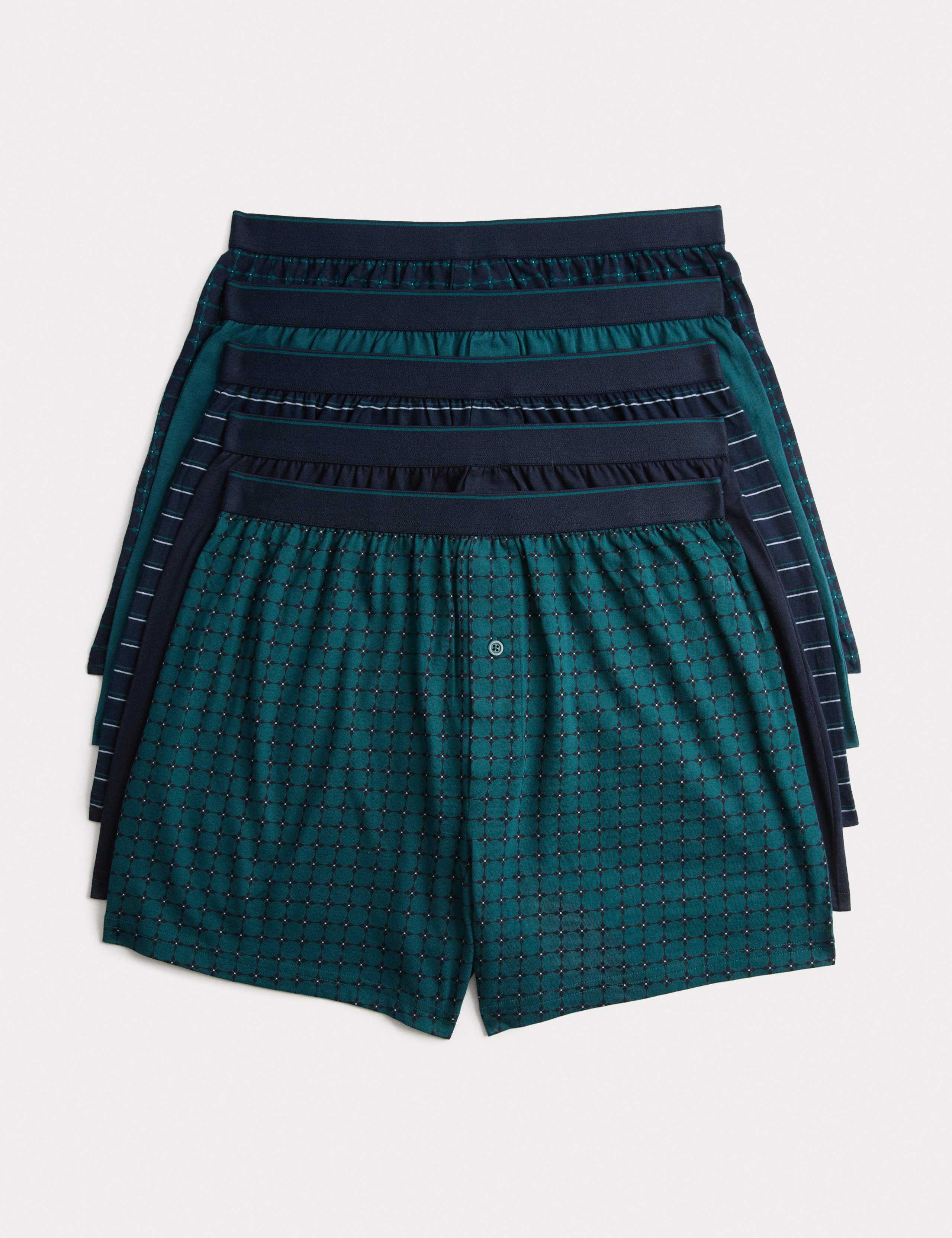 5pk Pure Cotton Cool & Fresh™ Jersey Boxers