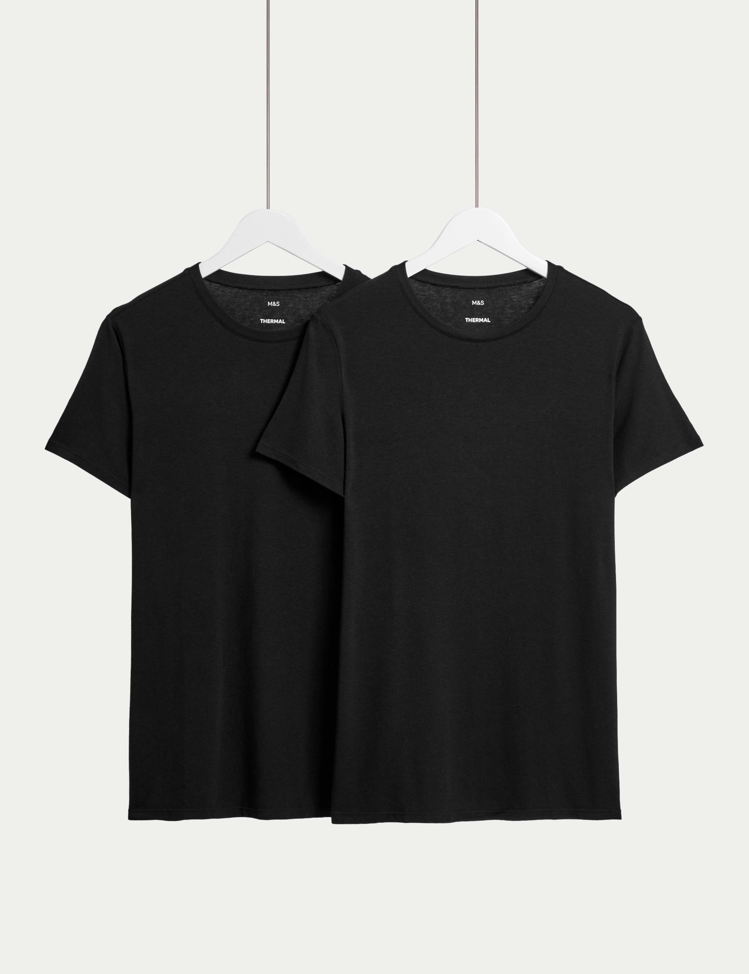 2pk Heatgen™ Light Thermal Short Sleeve Tops
