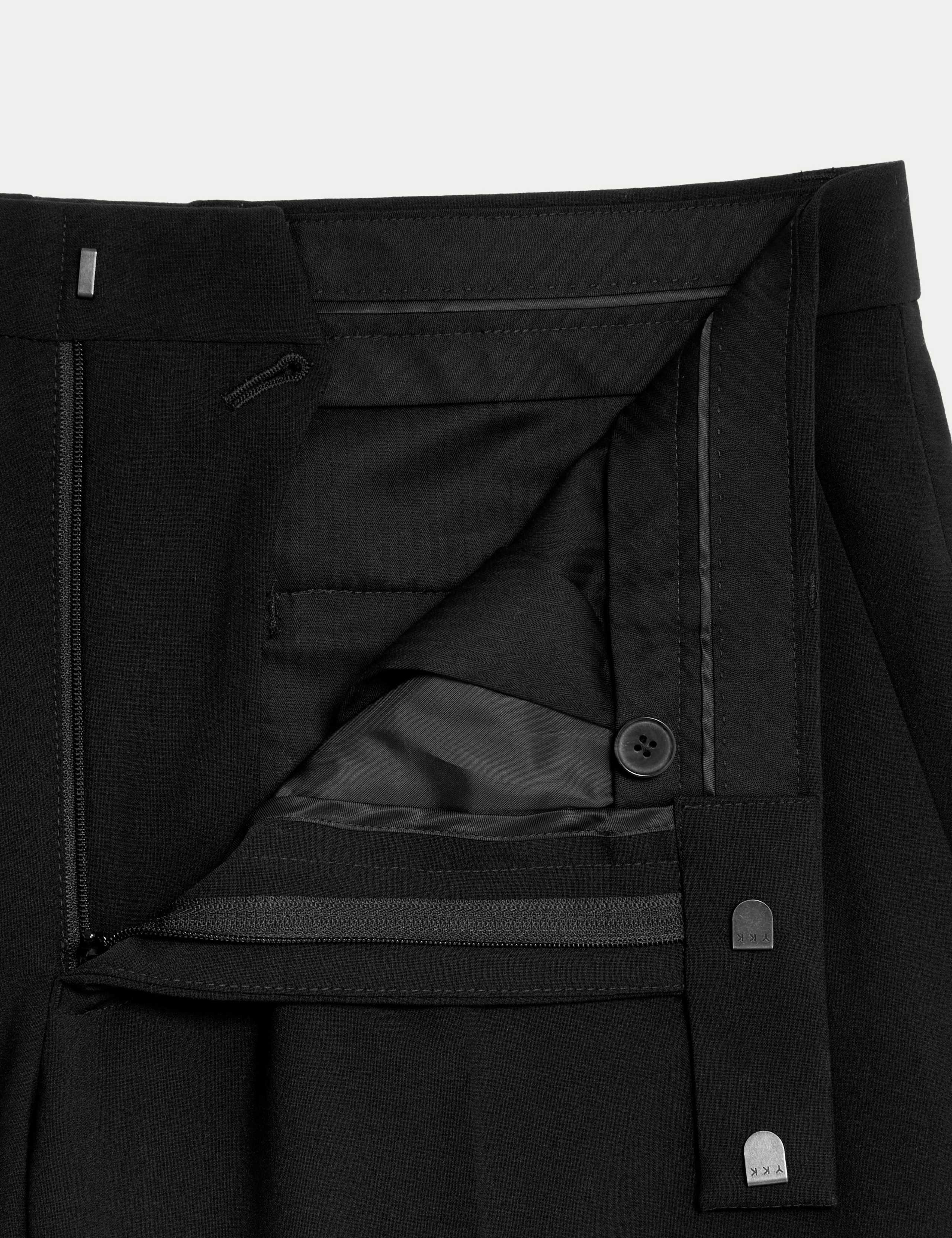3 Piece Slim Fit Wool Blend Stretch Suit 4 of 9