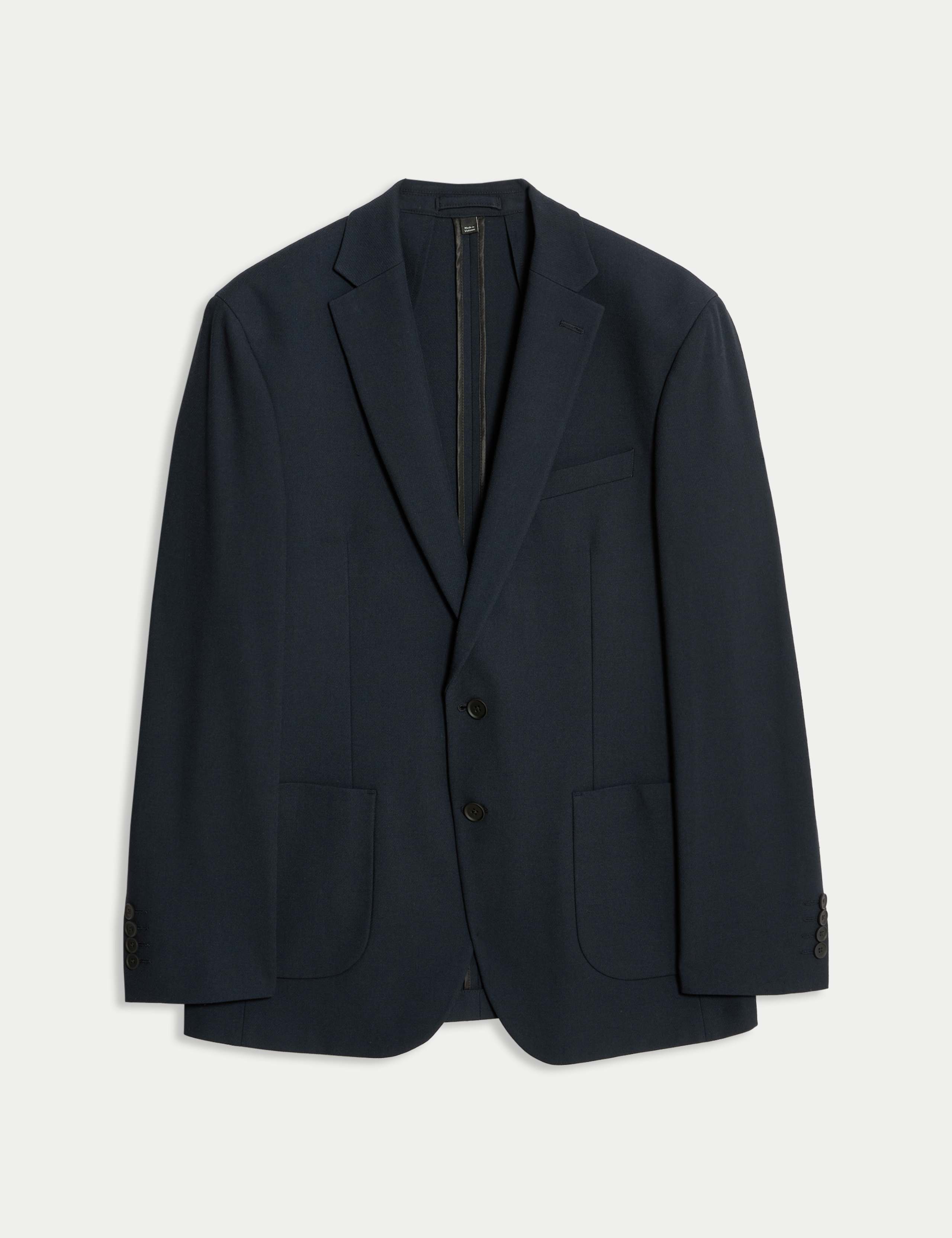 Tailored Fit Wool Blend Performance Jacket