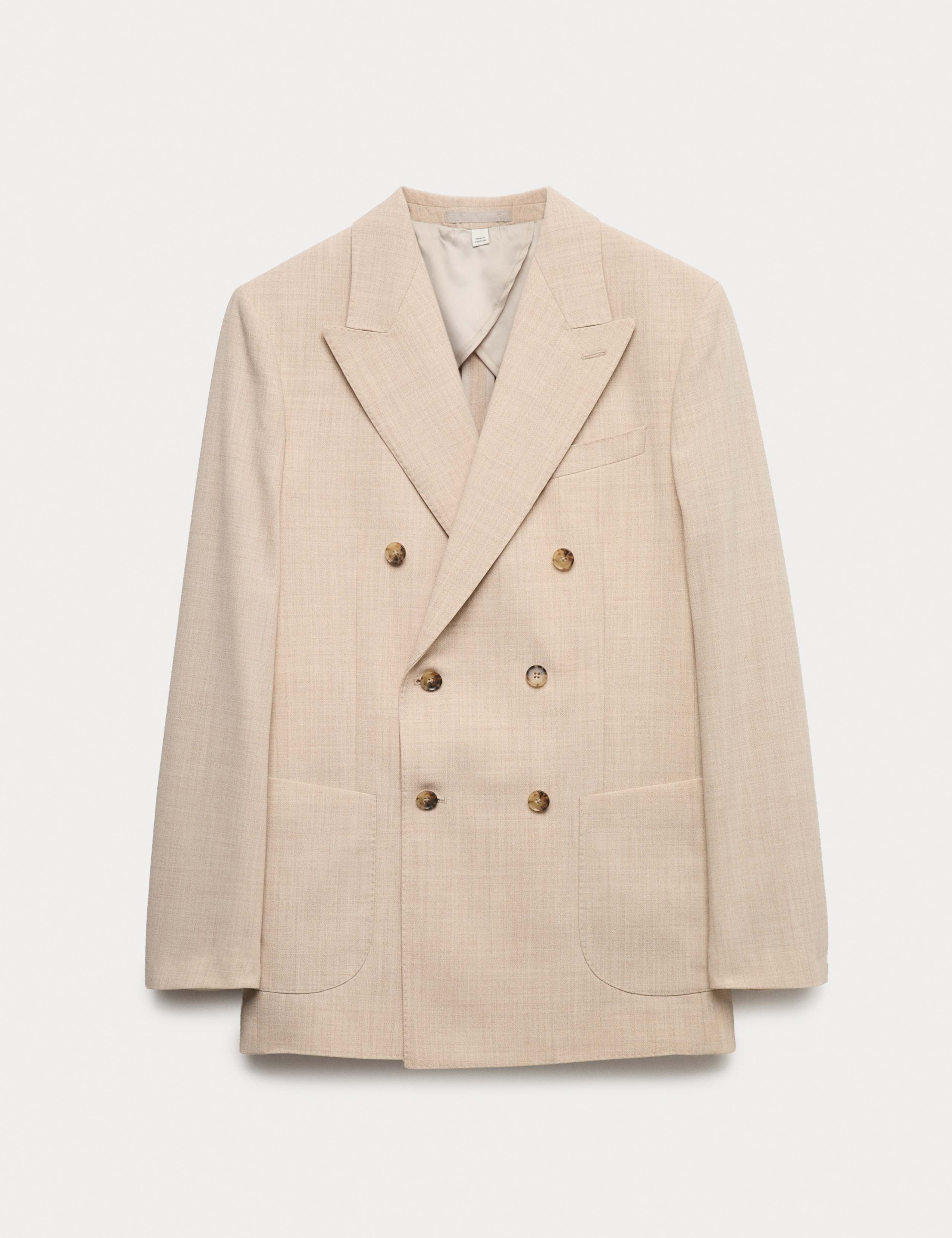 2 Piece Tailored Fit Merino Wool Rich Suit 1 of 6