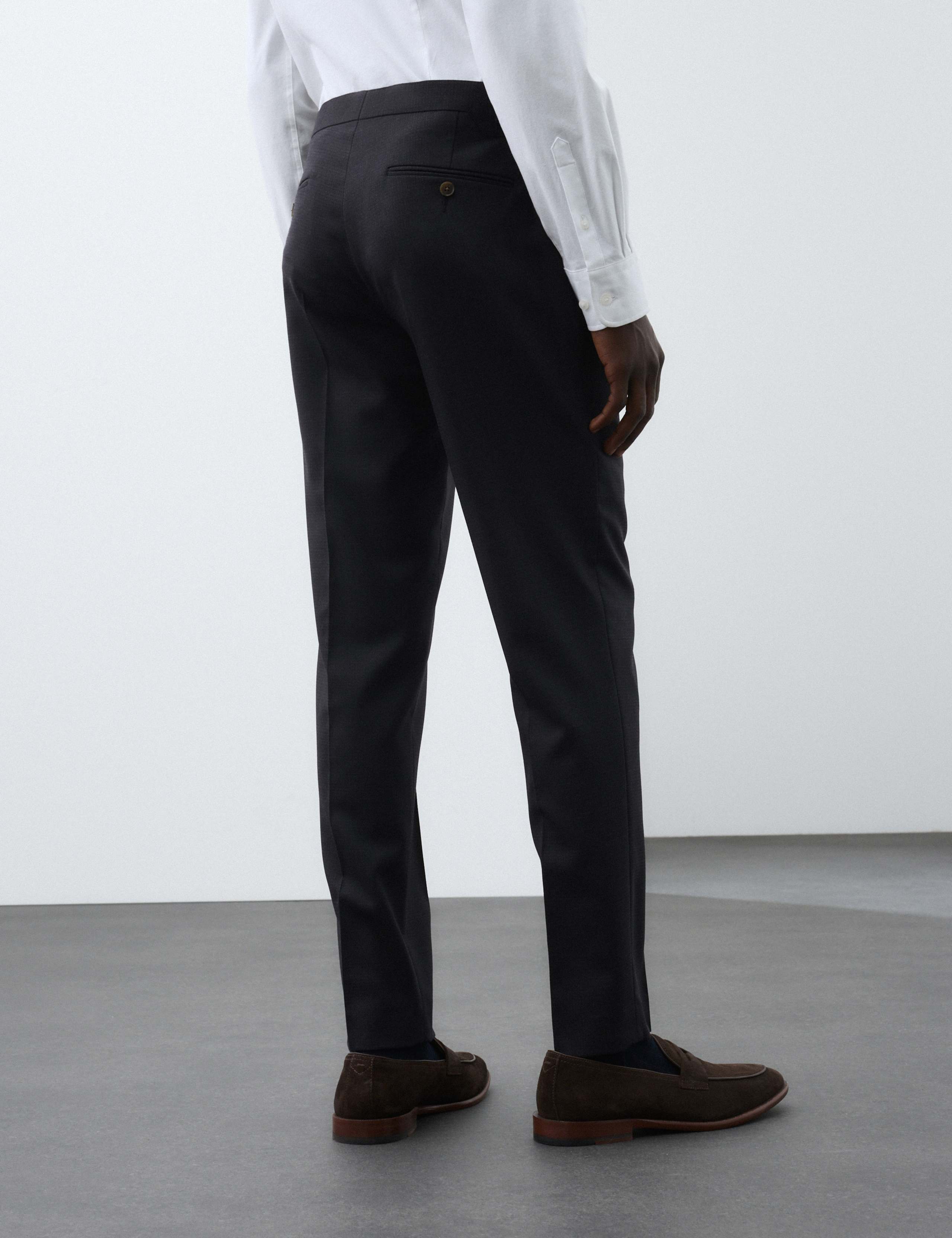 2 Piece Tailored Fit Wool Blend Suit 4 of 6