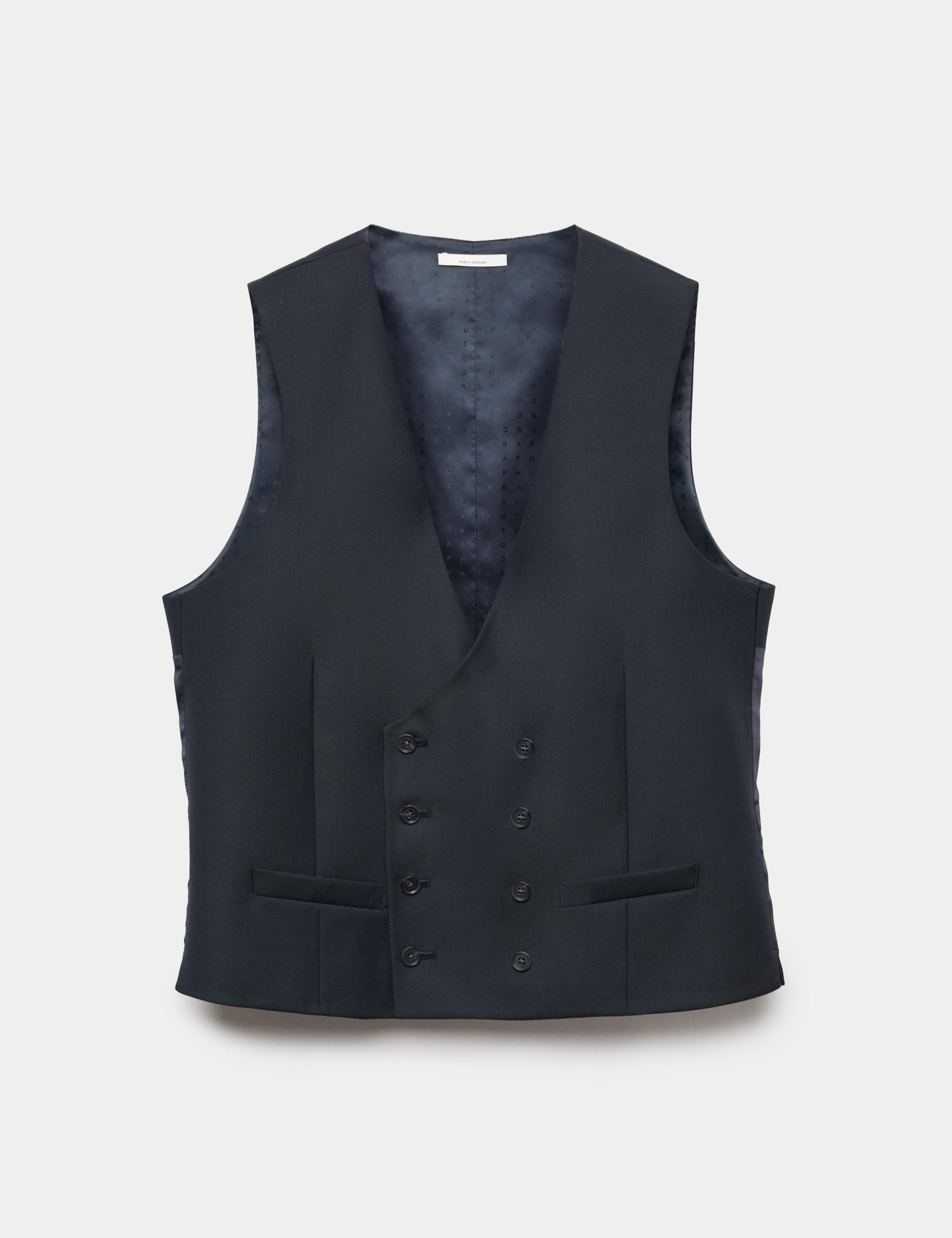 3 Piece Tailored Fit Wool Rich Suit 7 of 9