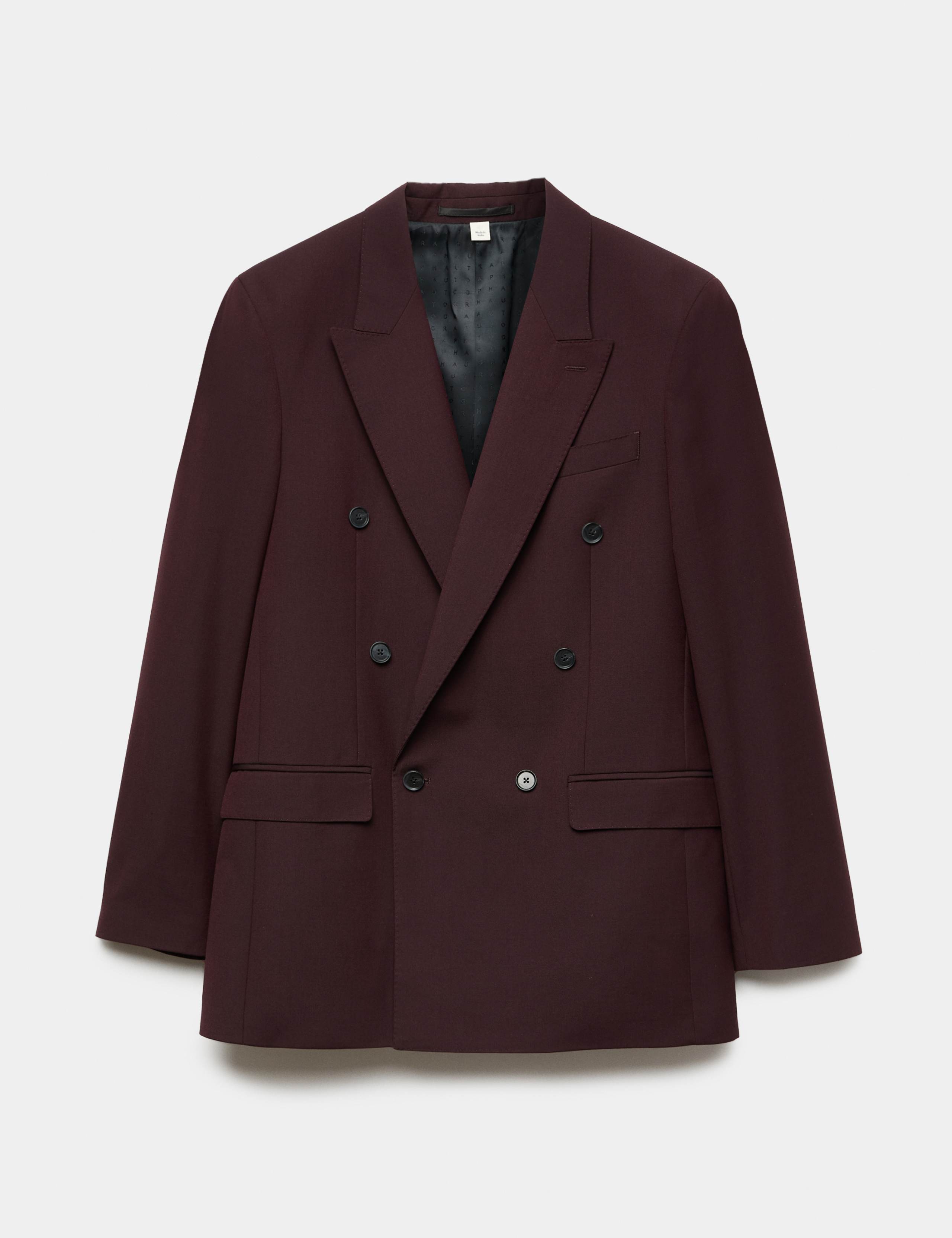 2 Piece Merino Wool Rich Double Breasted Suit 1 of 6