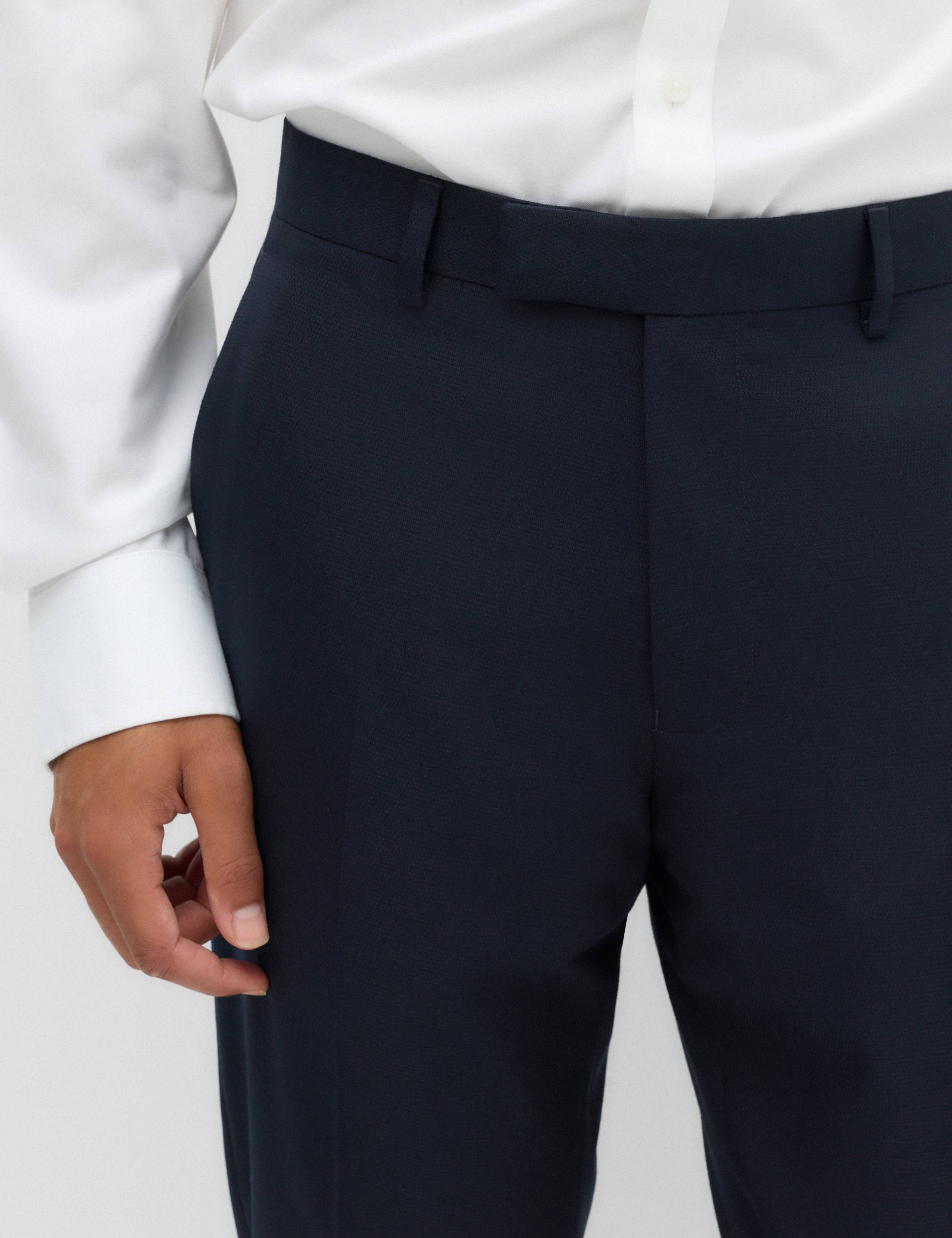 3 Piece Tailored Fit Textured Suit 4 of 9