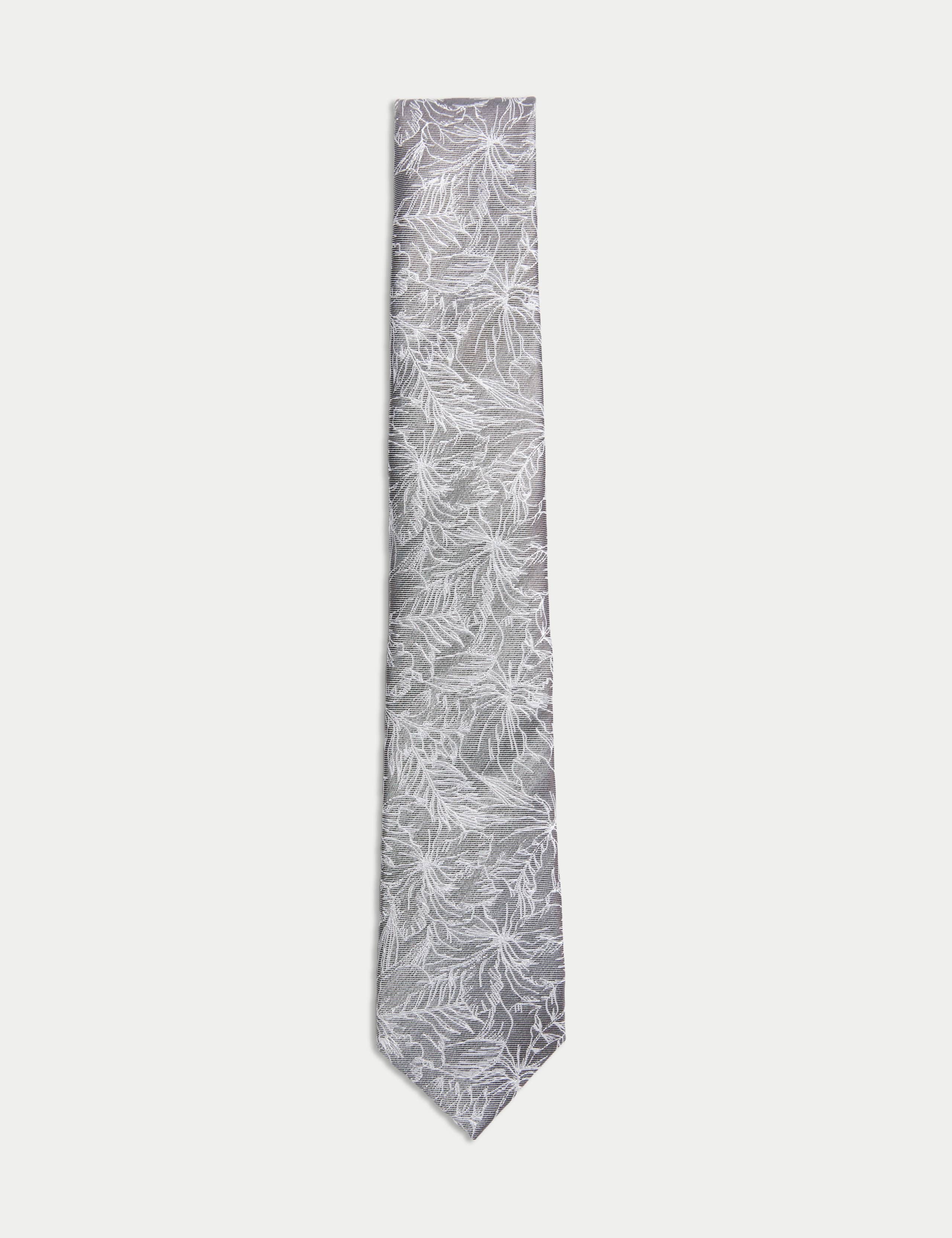 Floral Pure Silk Tie