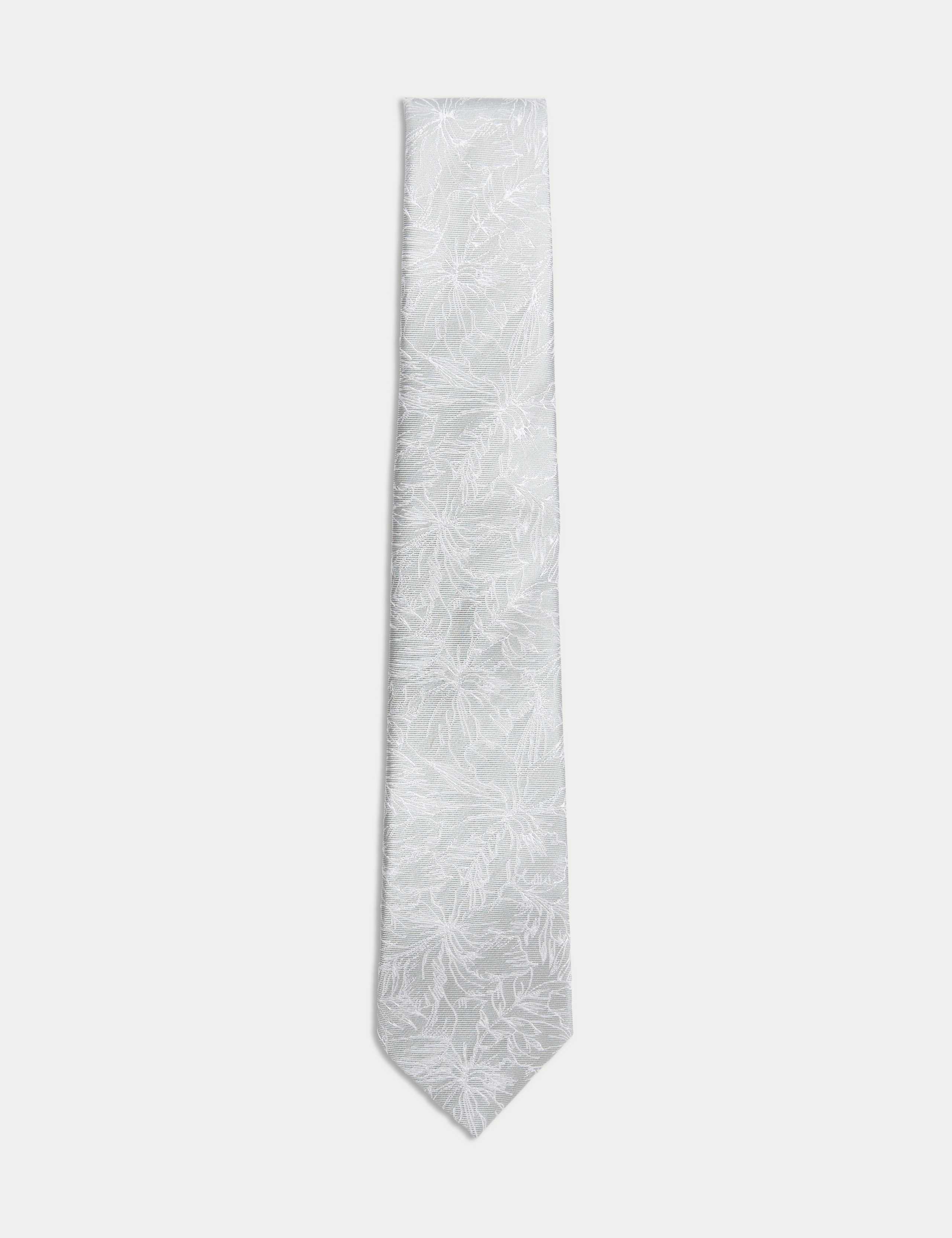 Floral Pure Silk Tie