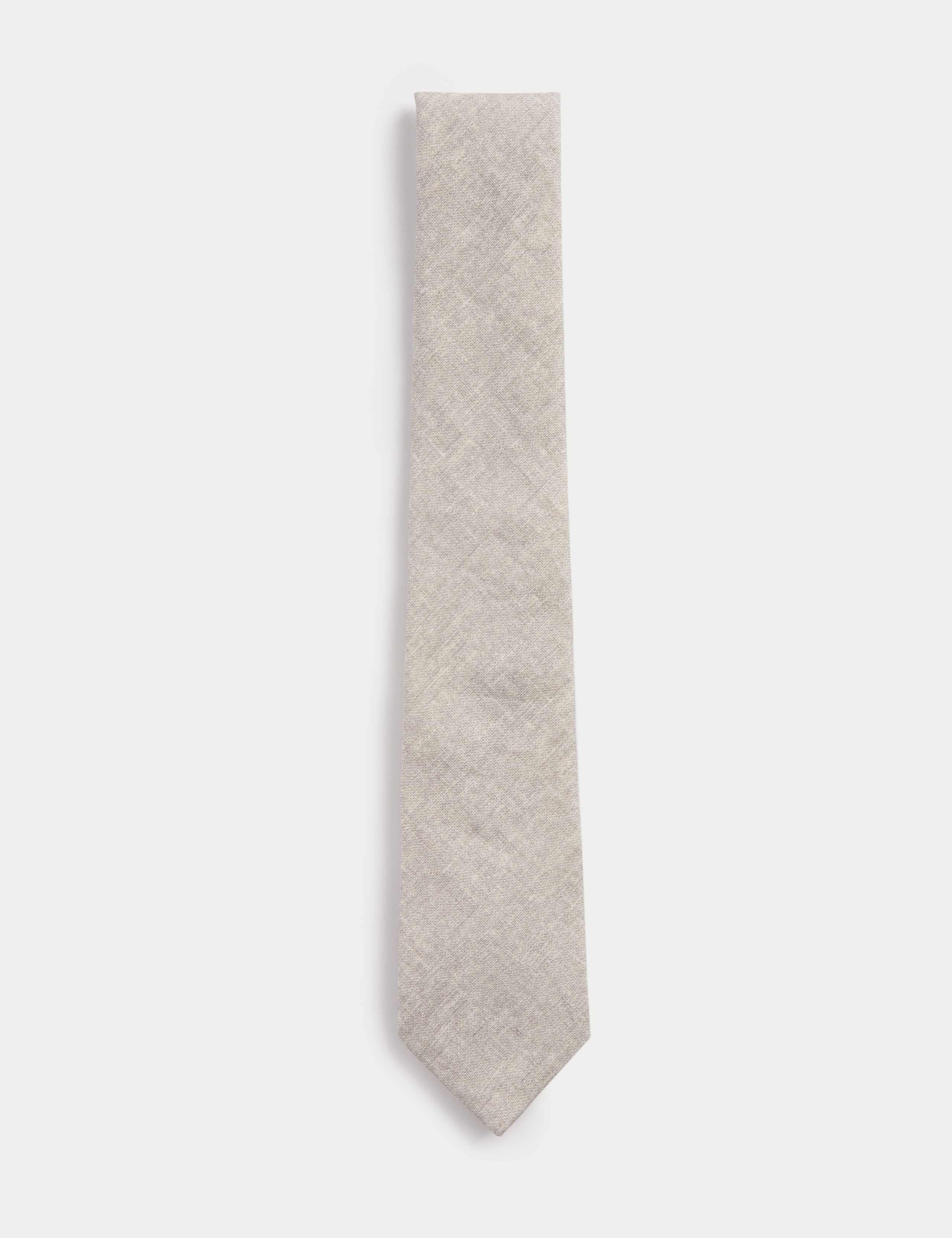 Linen Silk Blend Tie