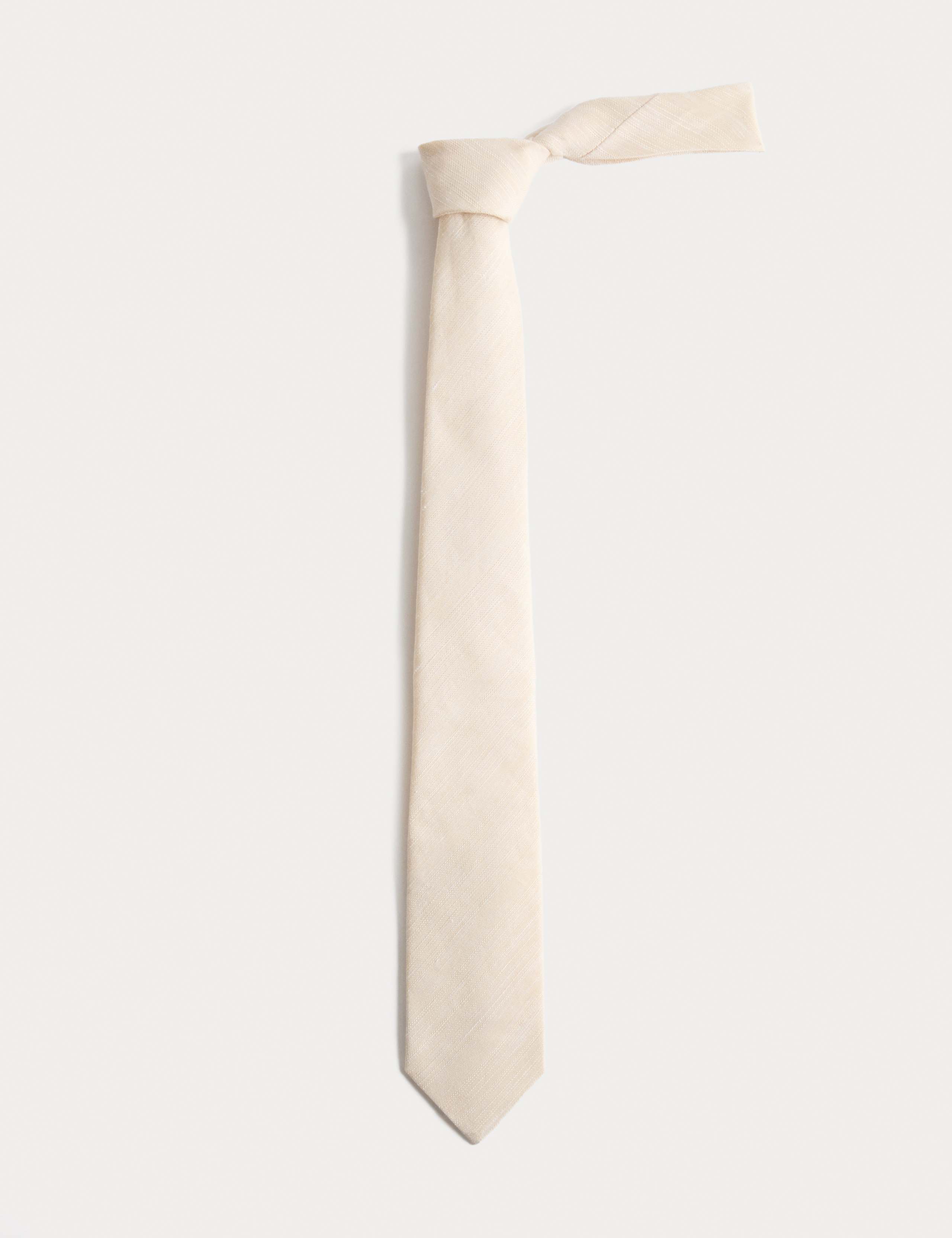 Textured Linen Rich Tie