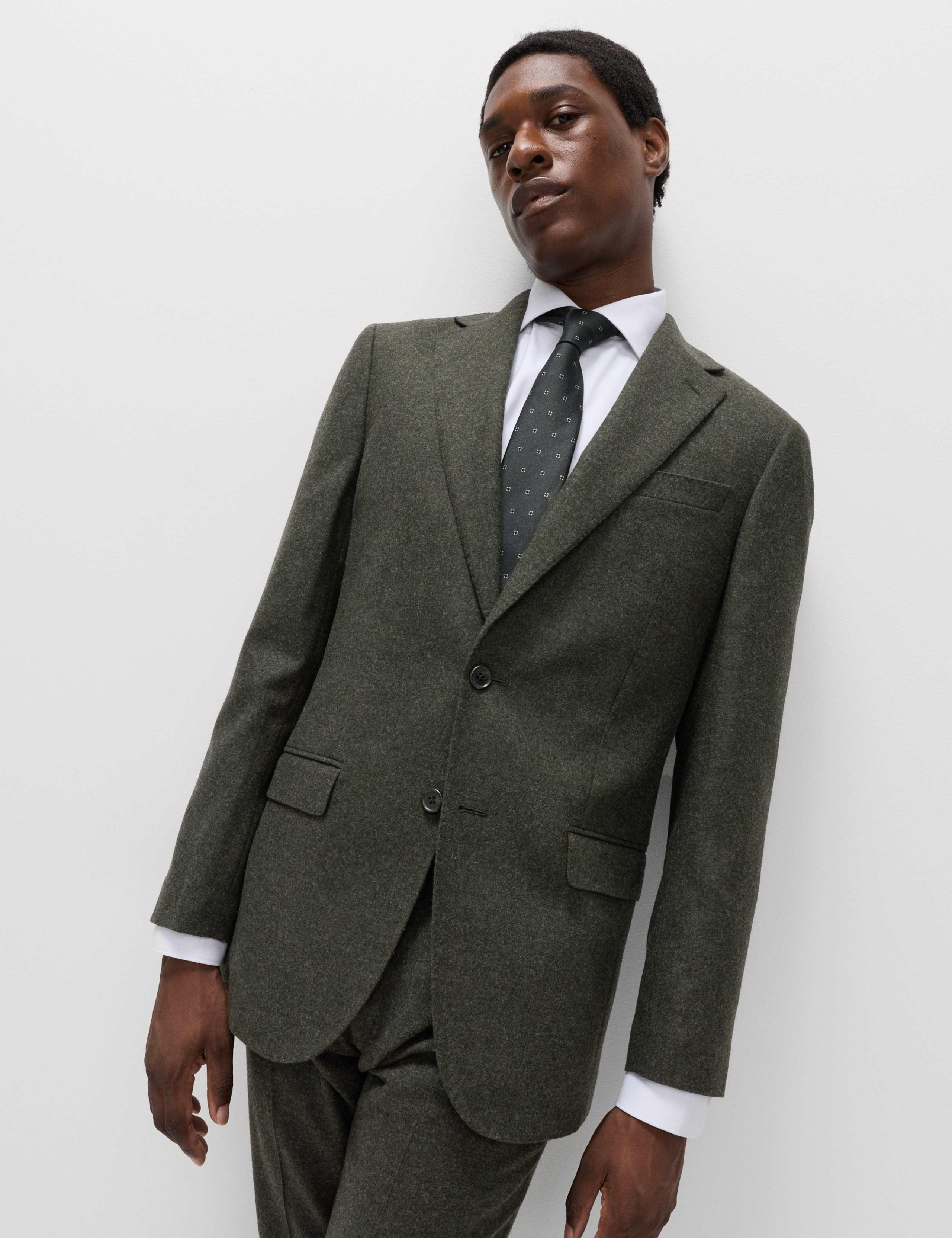 Tailored Fit Wool Rich Tweed Suit 3 of 6