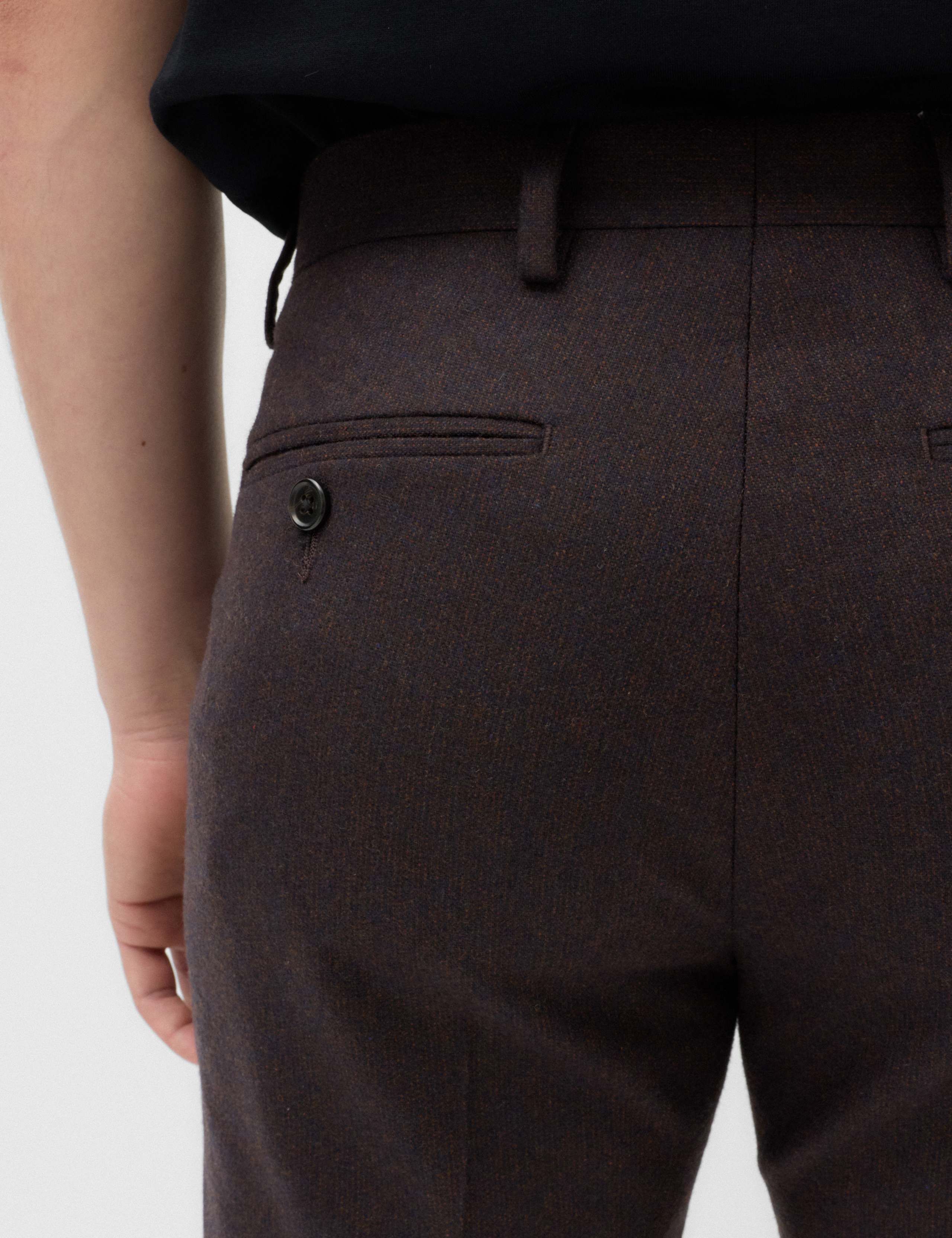 2 Piece Tailored Fit Micro Check Tweed Suit 6 of 6