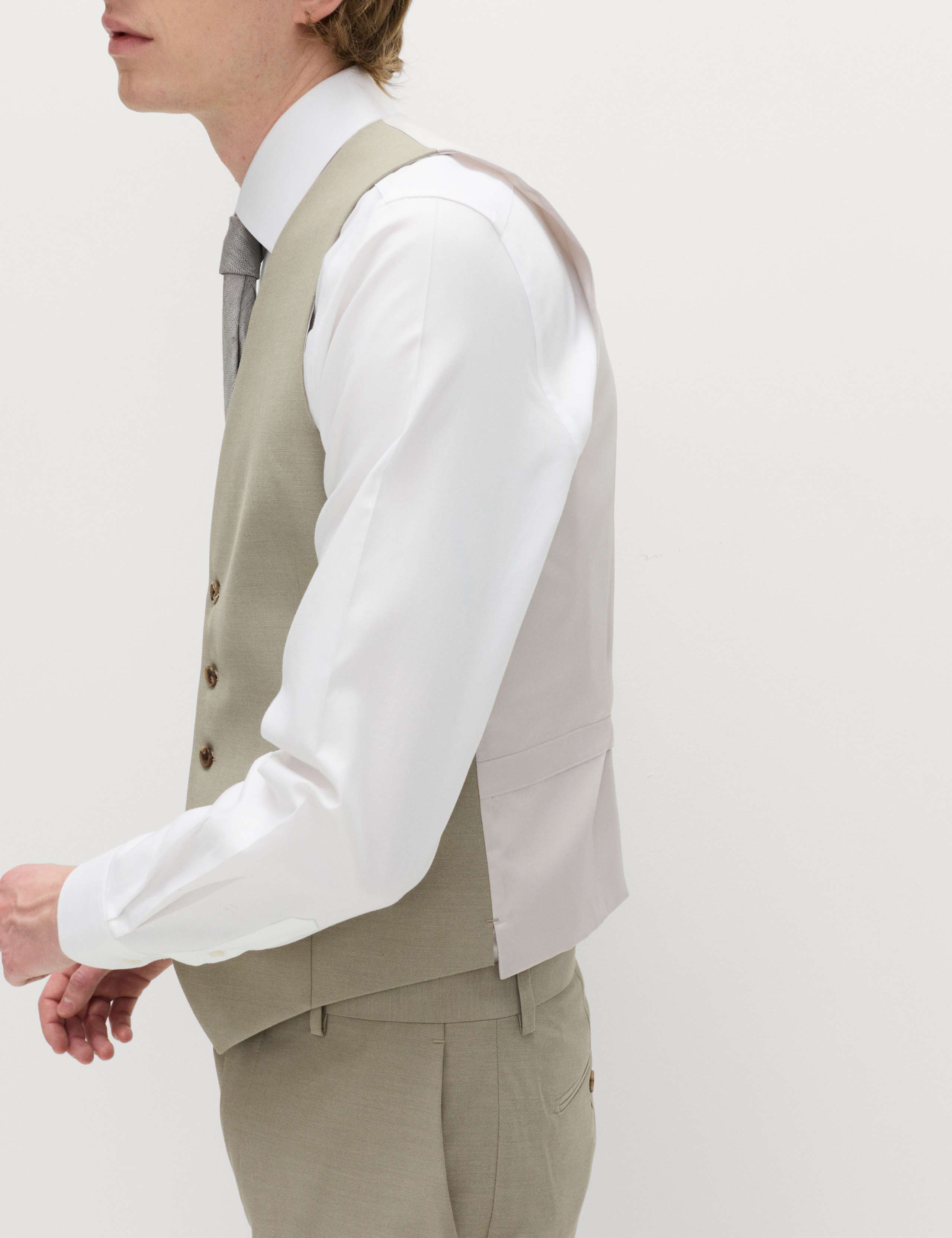 3 Piece Slim Fit Stretch Suit 6 of 9
